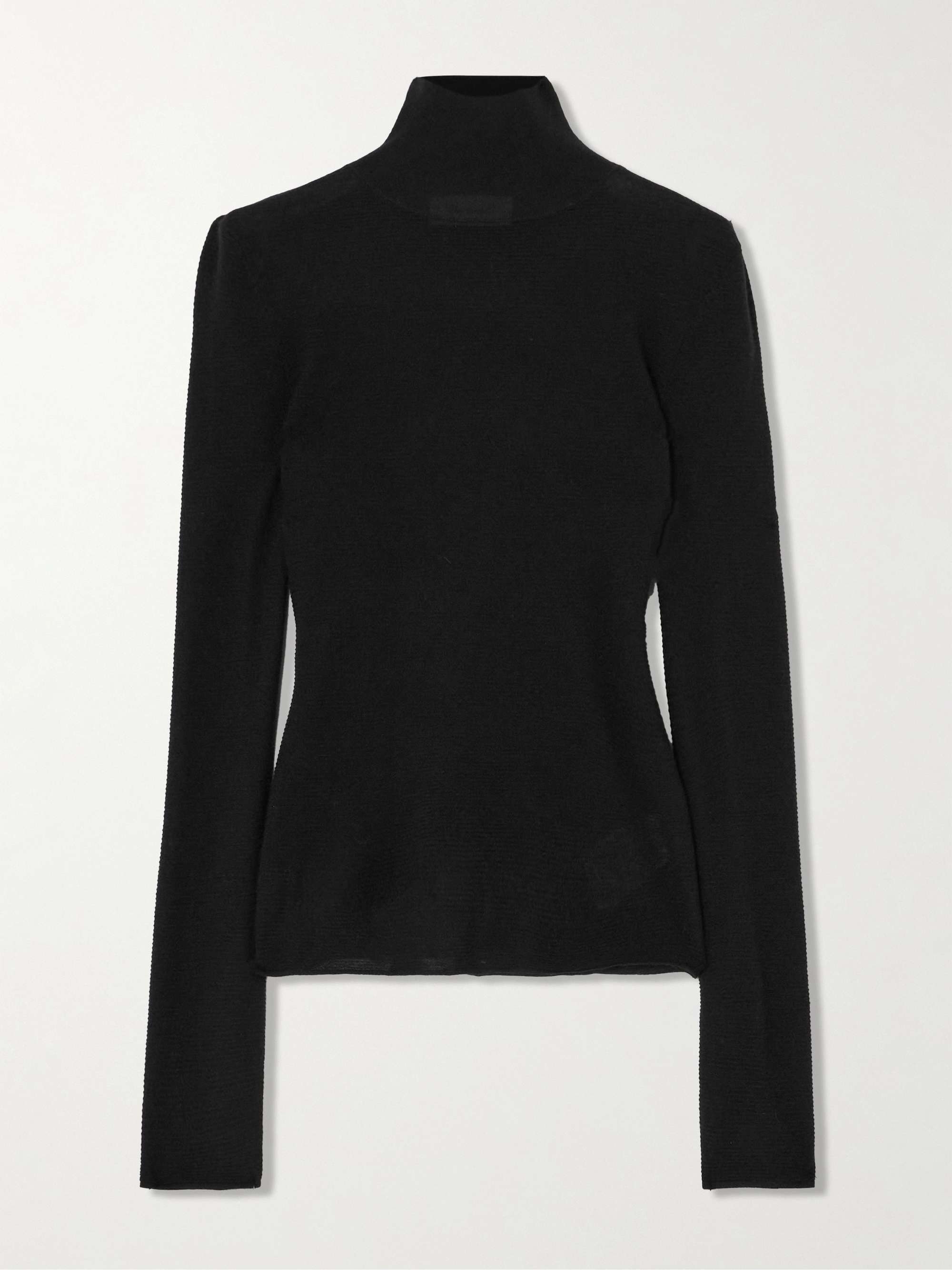Lory organic cashmere turtleneck sweater view