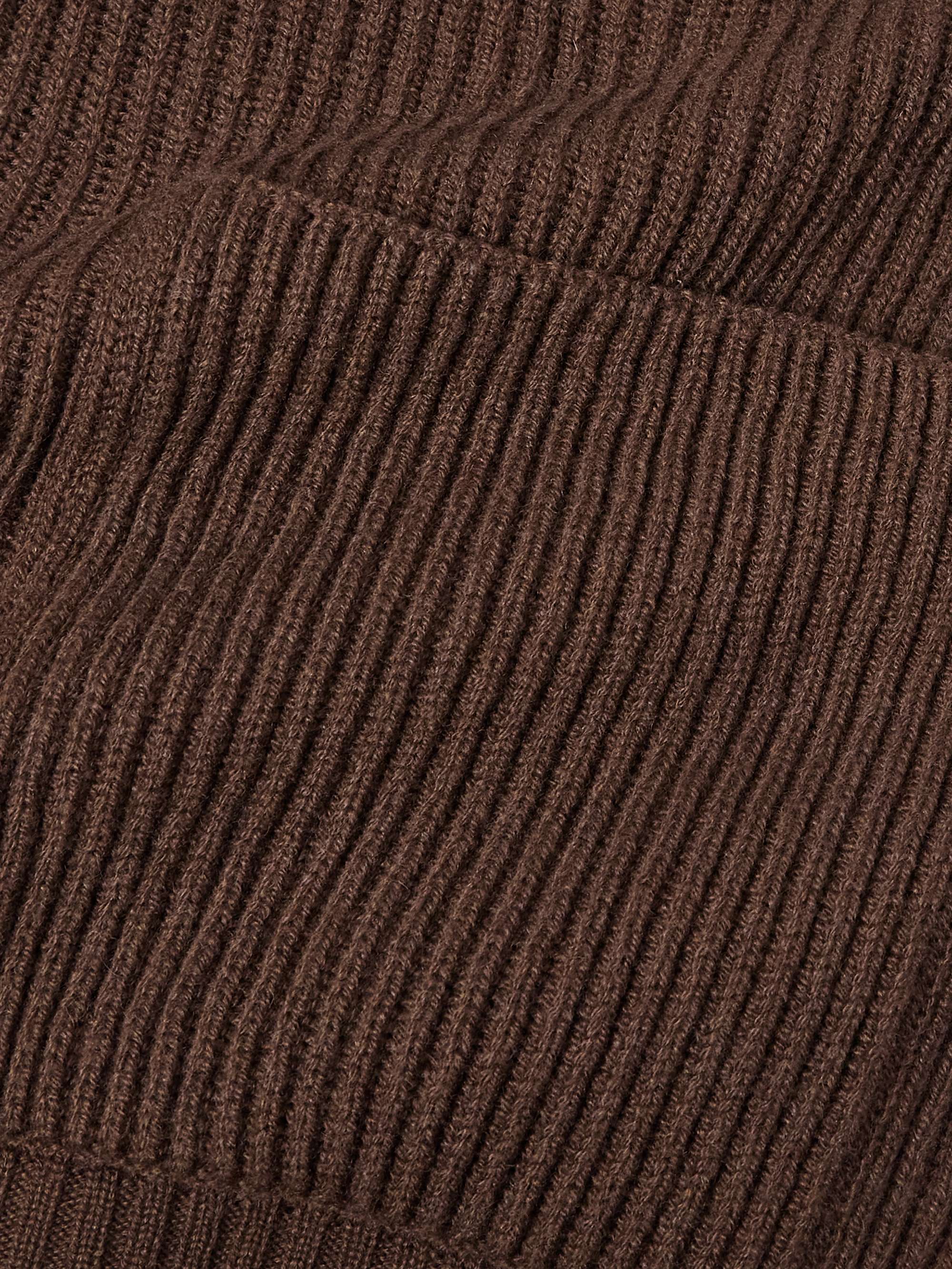 Slim-Fit Ribbed Cashmere Cardigan view
