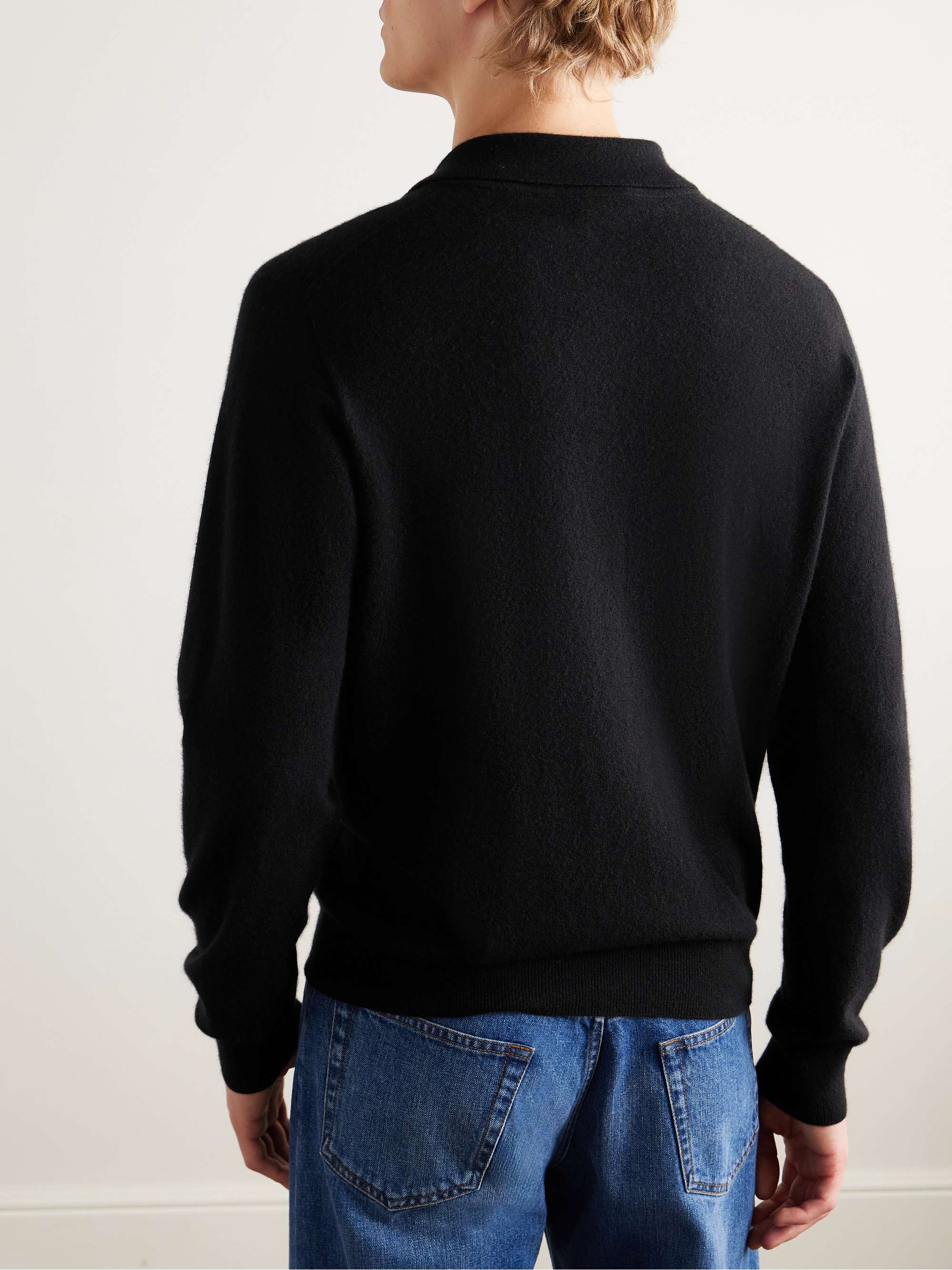 Judi Slim-Fit Cashmere Polo Shirt view