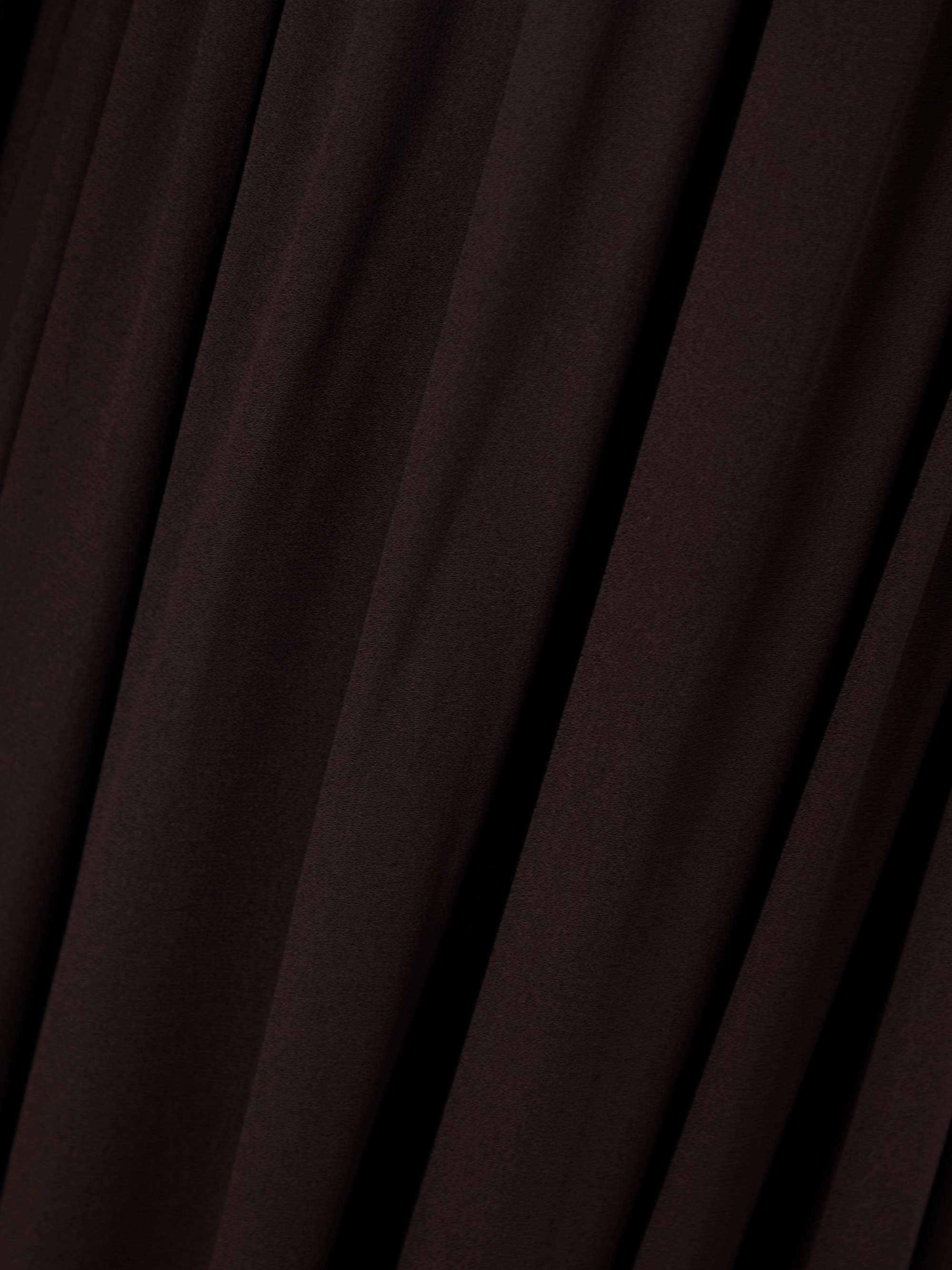 Pleated crepe tapered pants view