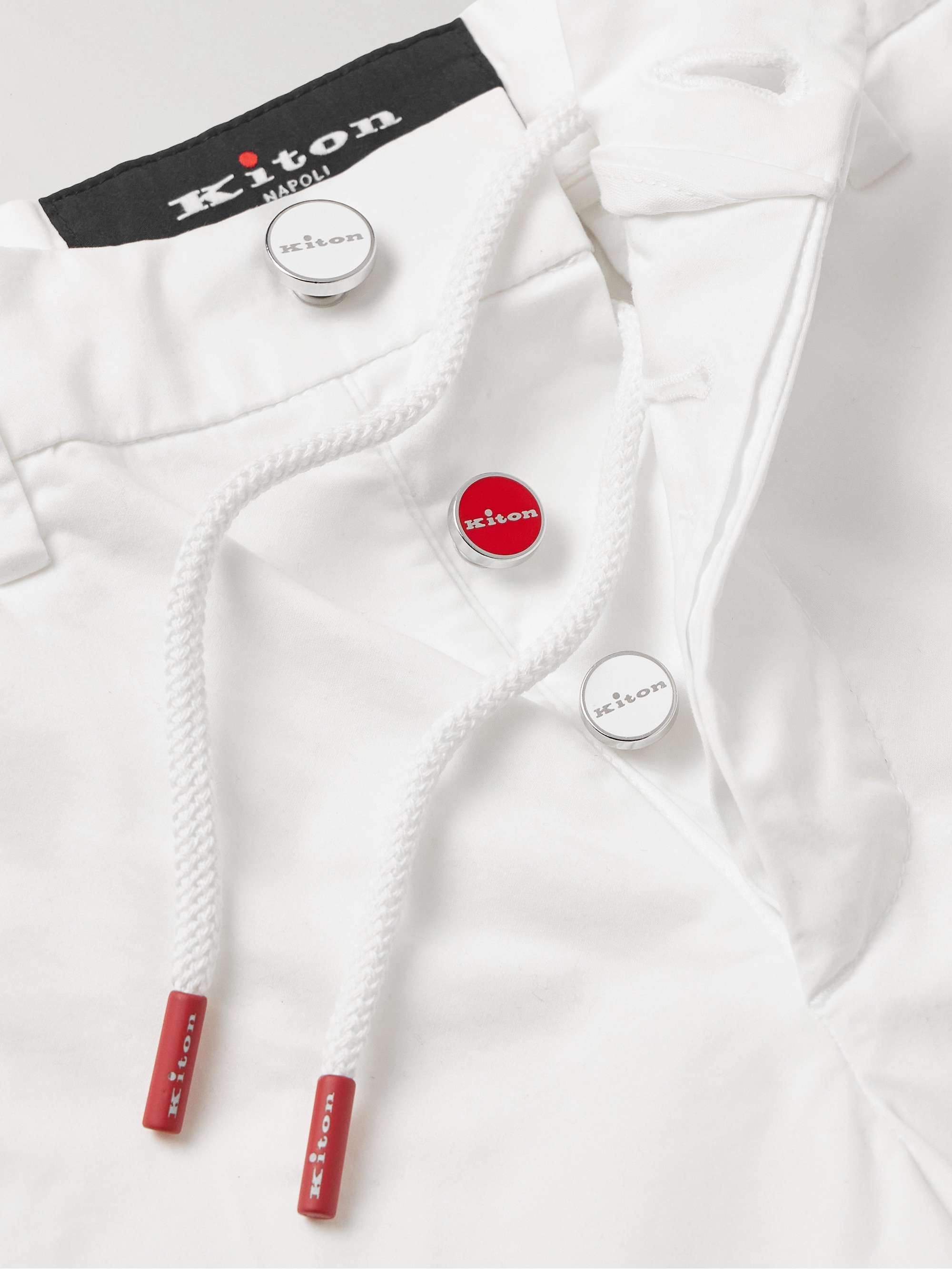 Slim-Fit Stretch-Cotton Shorts view