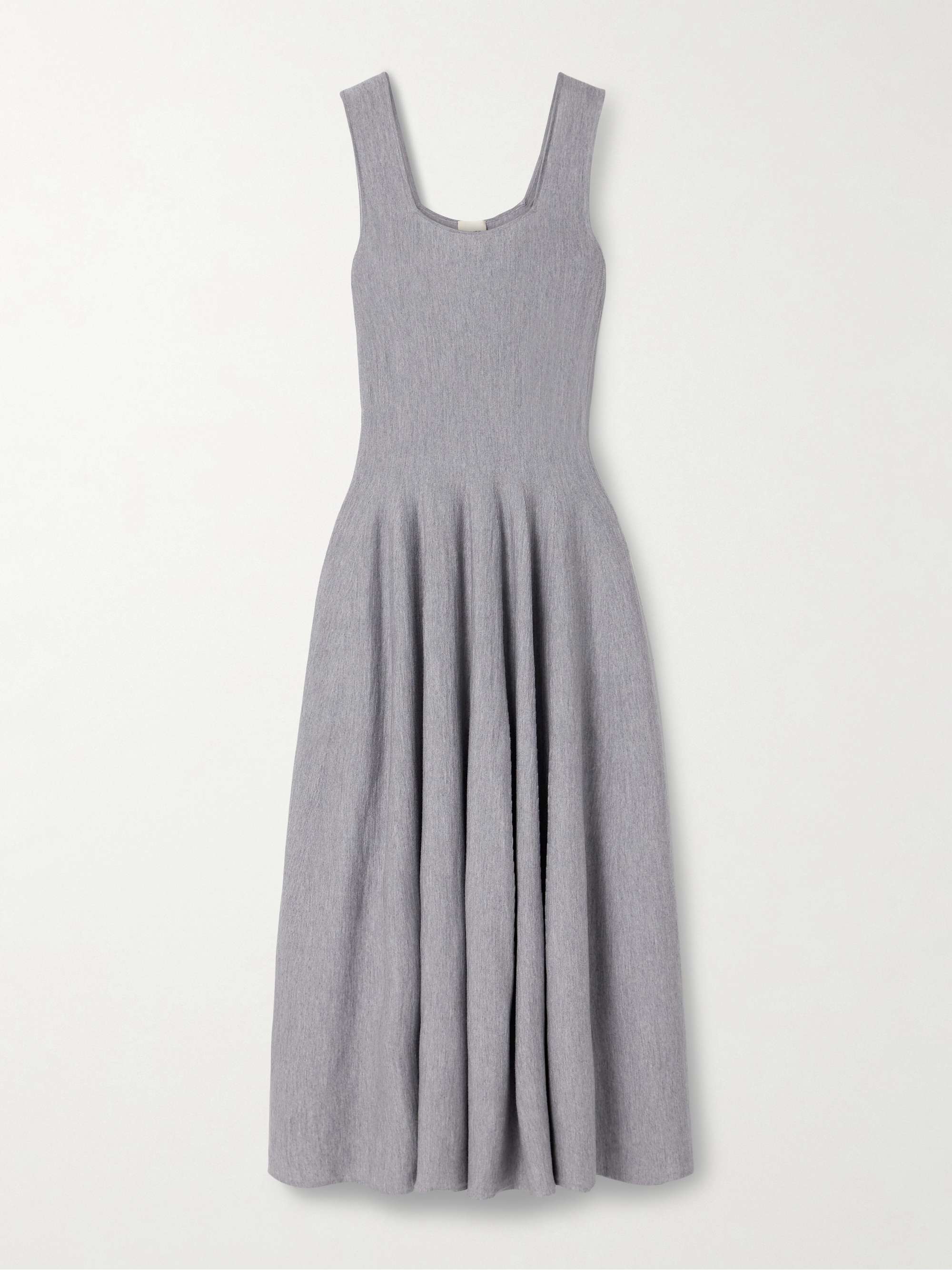Jodie pleated wool midi dress view