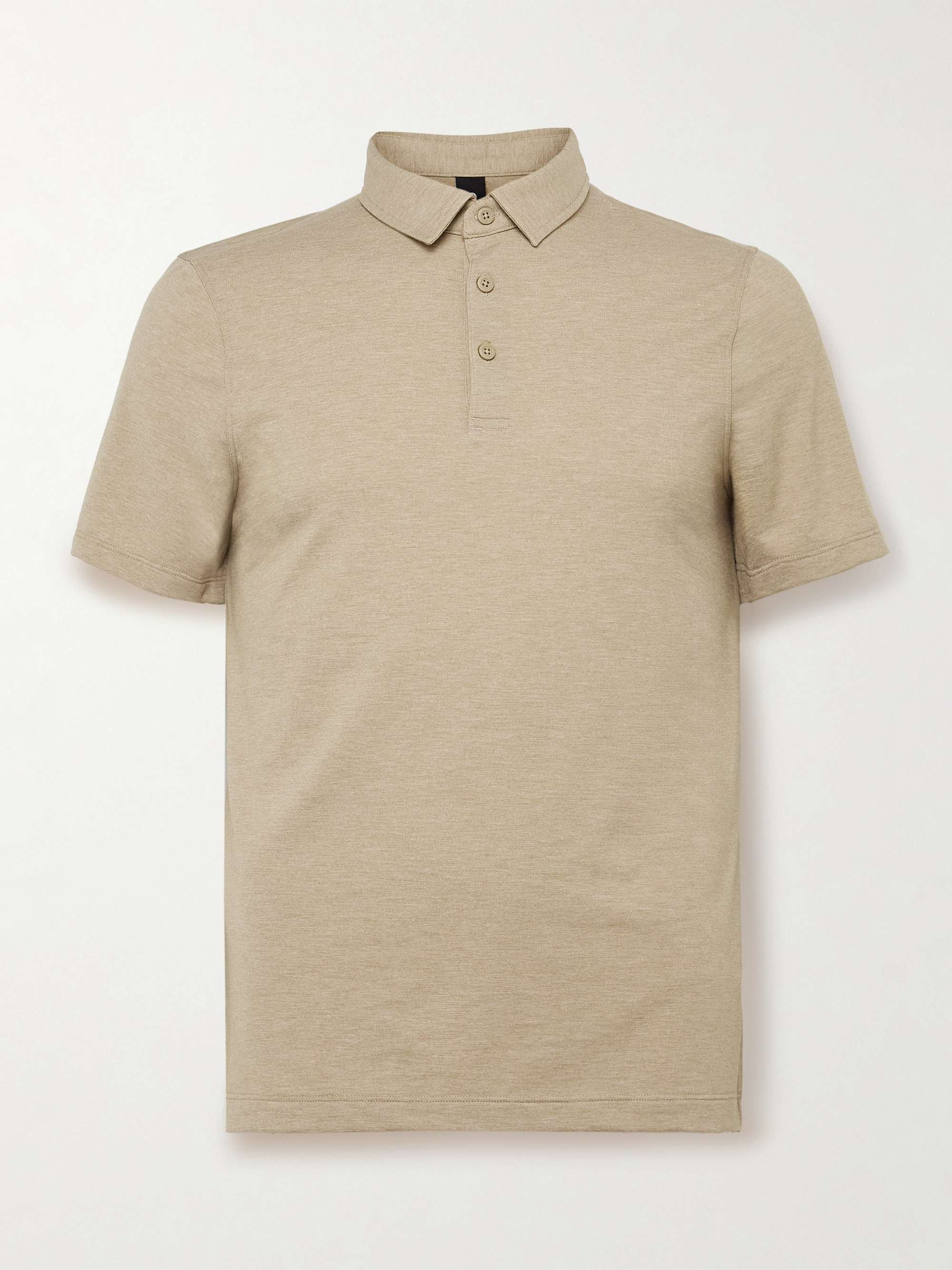 Evolution Slim-Fit Stretch Recycled-Jersey Golf Polo Shirt view