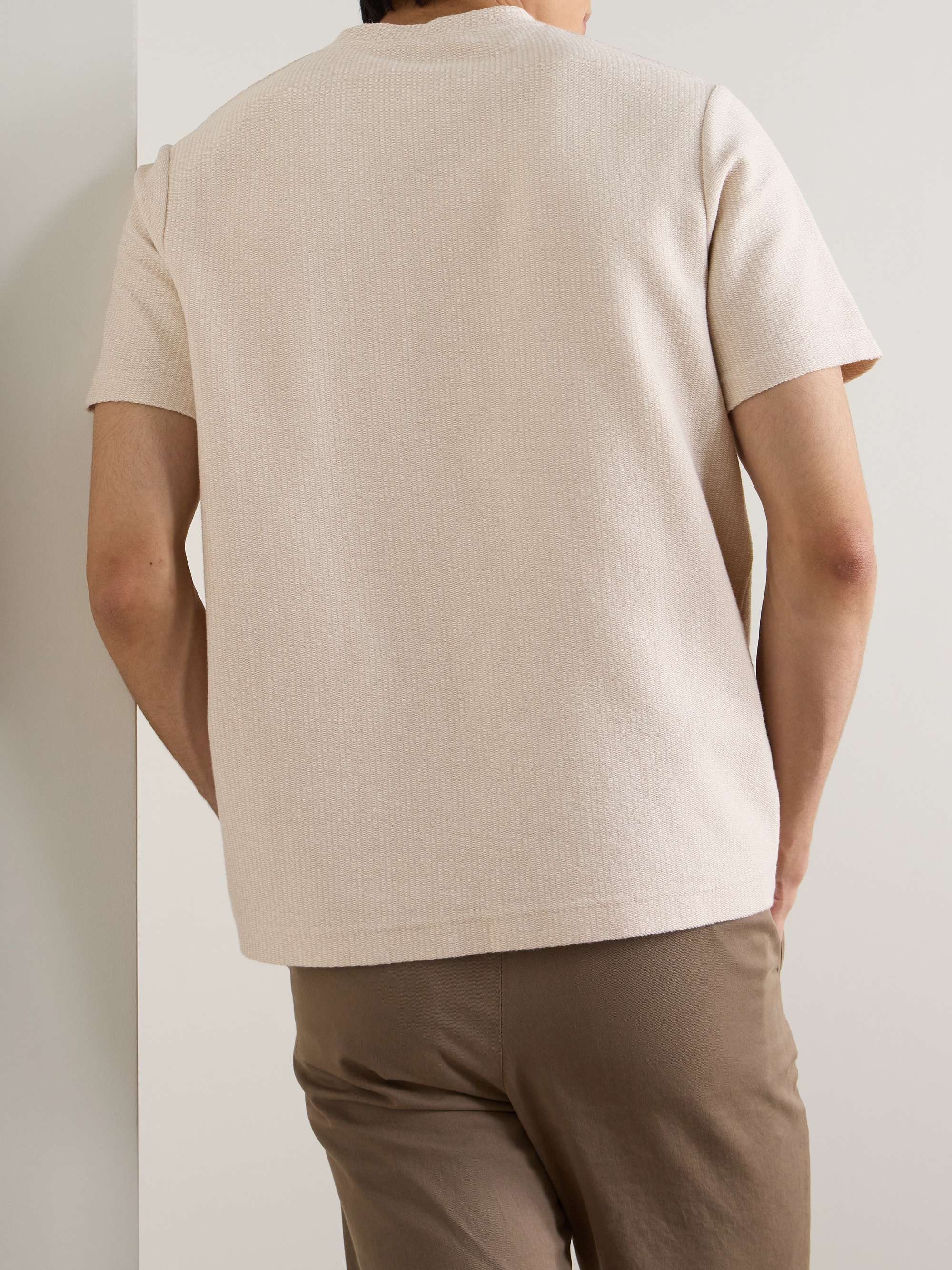 Textured Cotton T-Shirt view