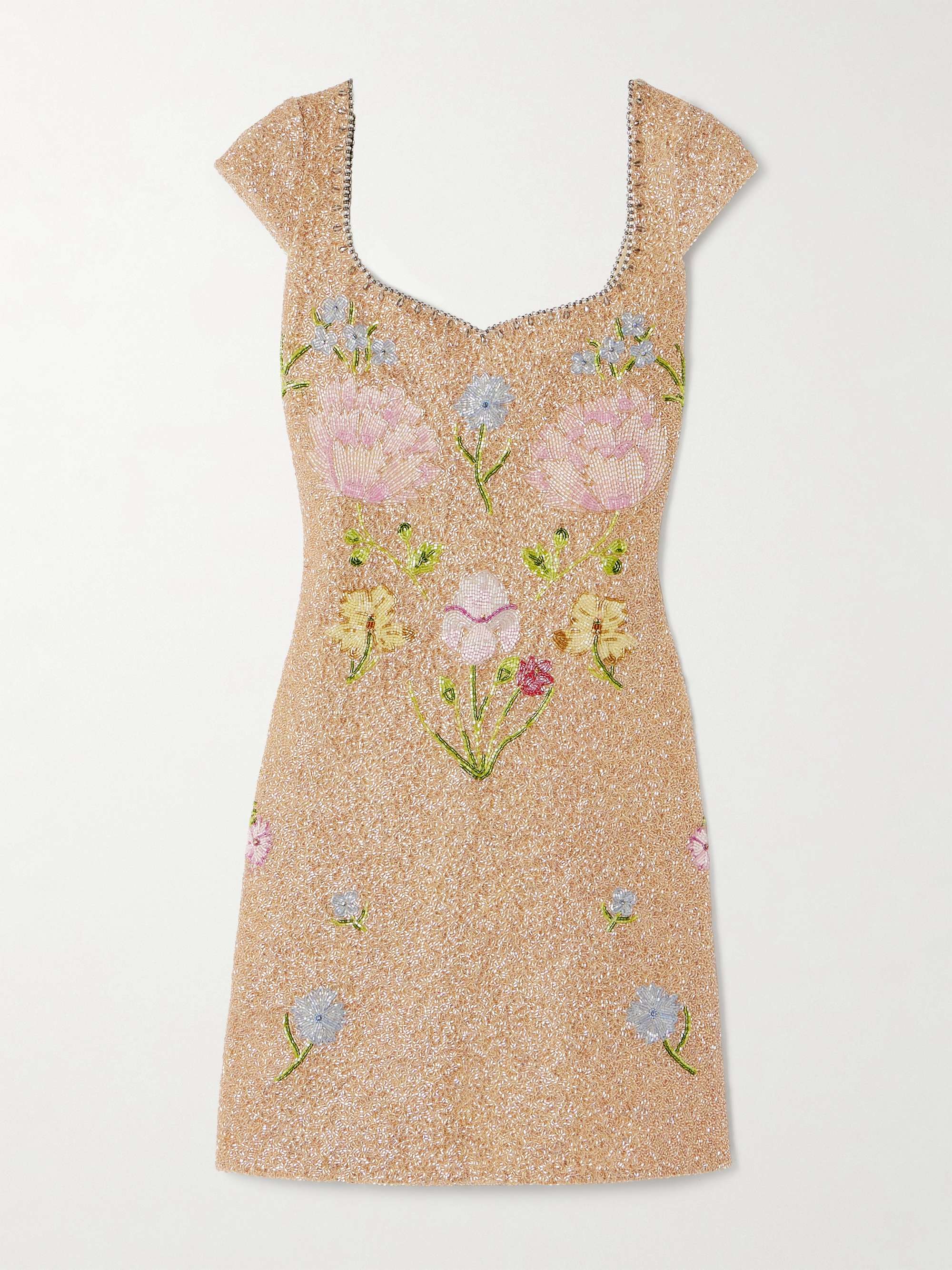 Marie embellished stretch-tulle mini dress view