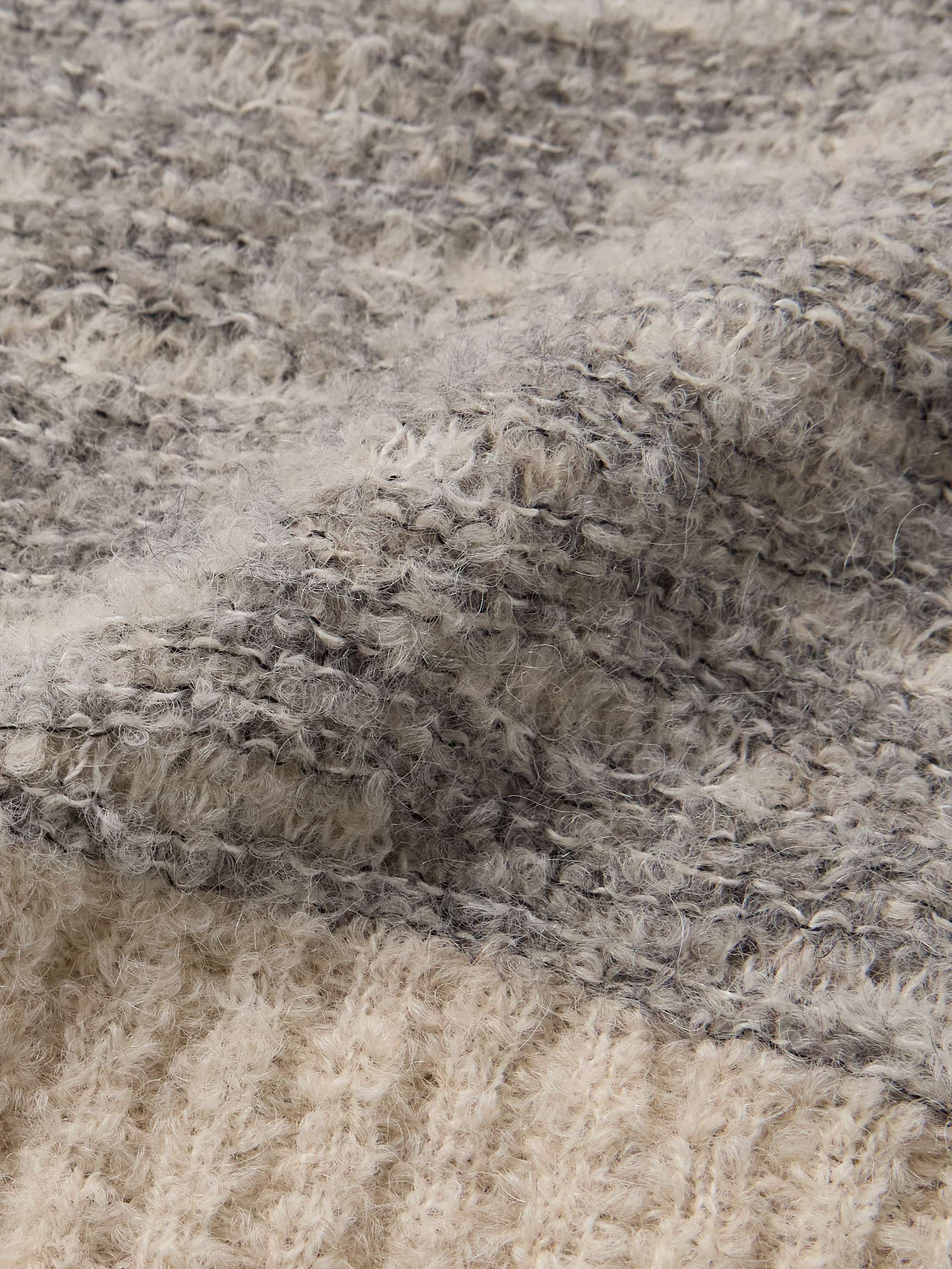 Zackarias 6653 Striped Brushed Alpaca-Blend Sweater view