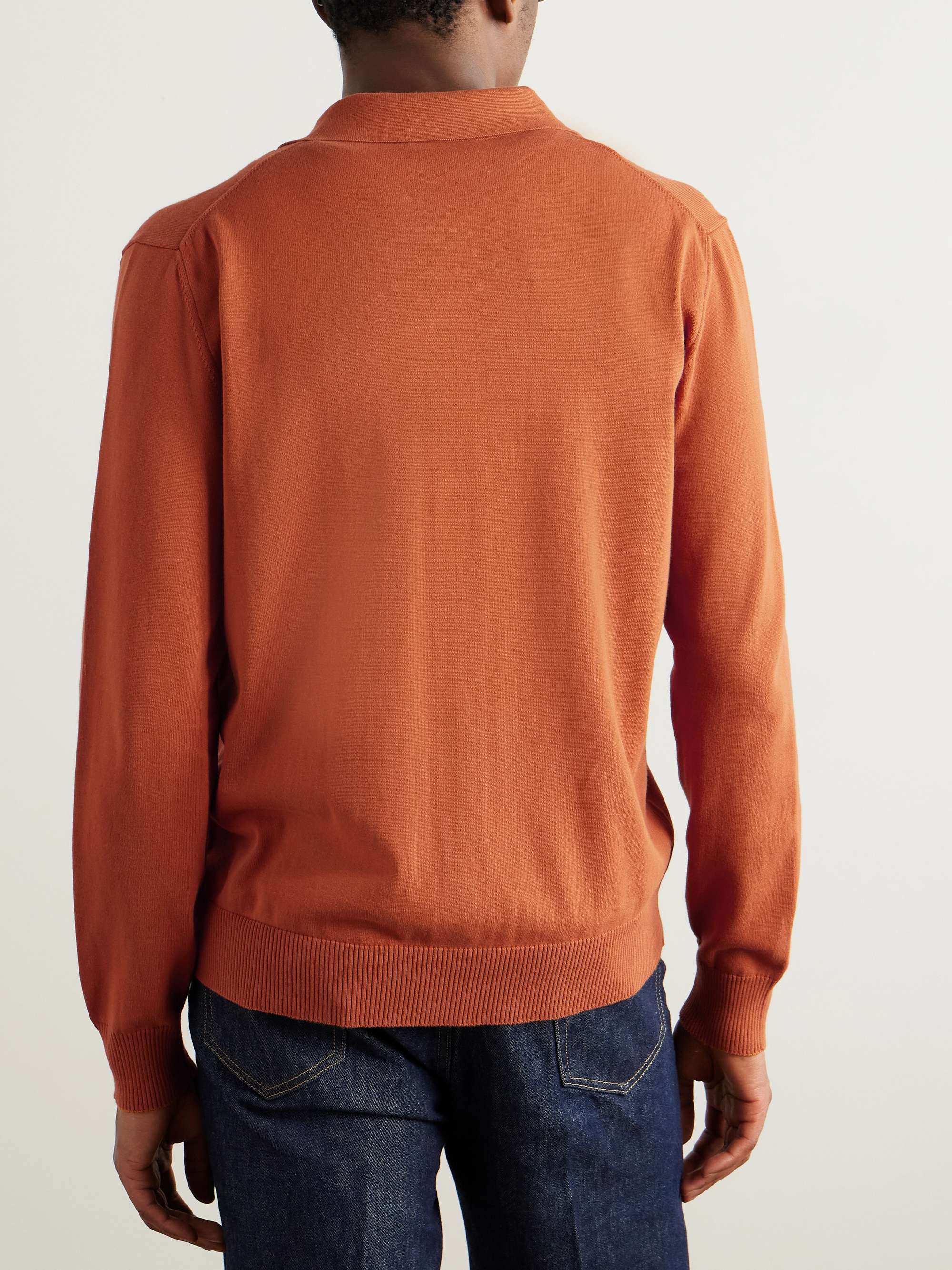 Pointelle-Knit Cotton Shirt view