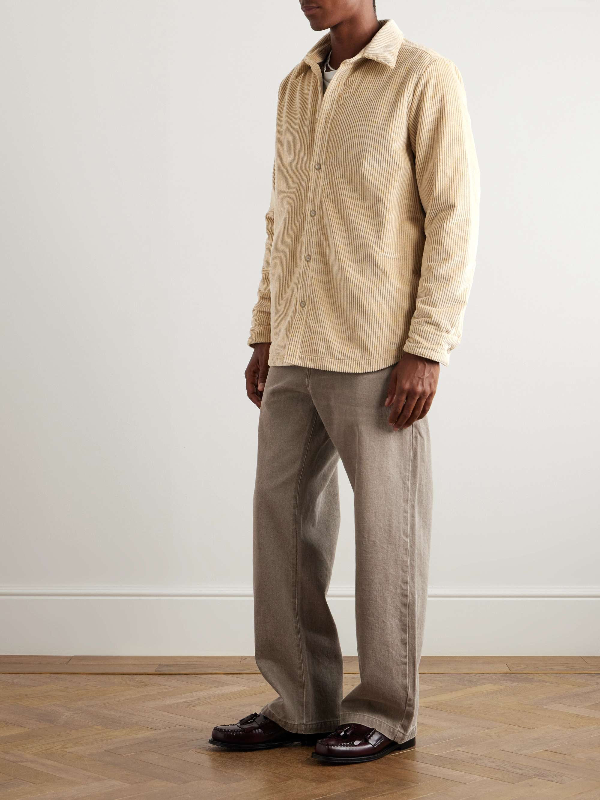Marani Padded Cotton-Corduroy Overshirt view