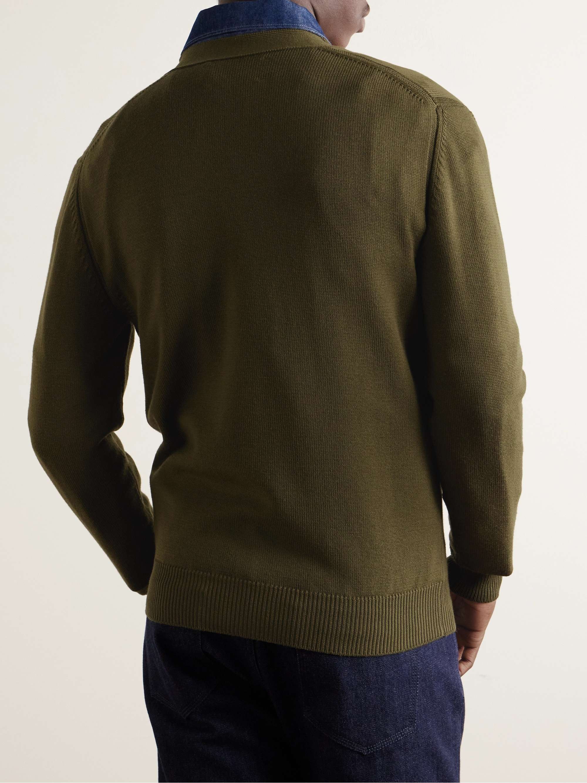 Audley Slim-Fit Wool Cardigan view