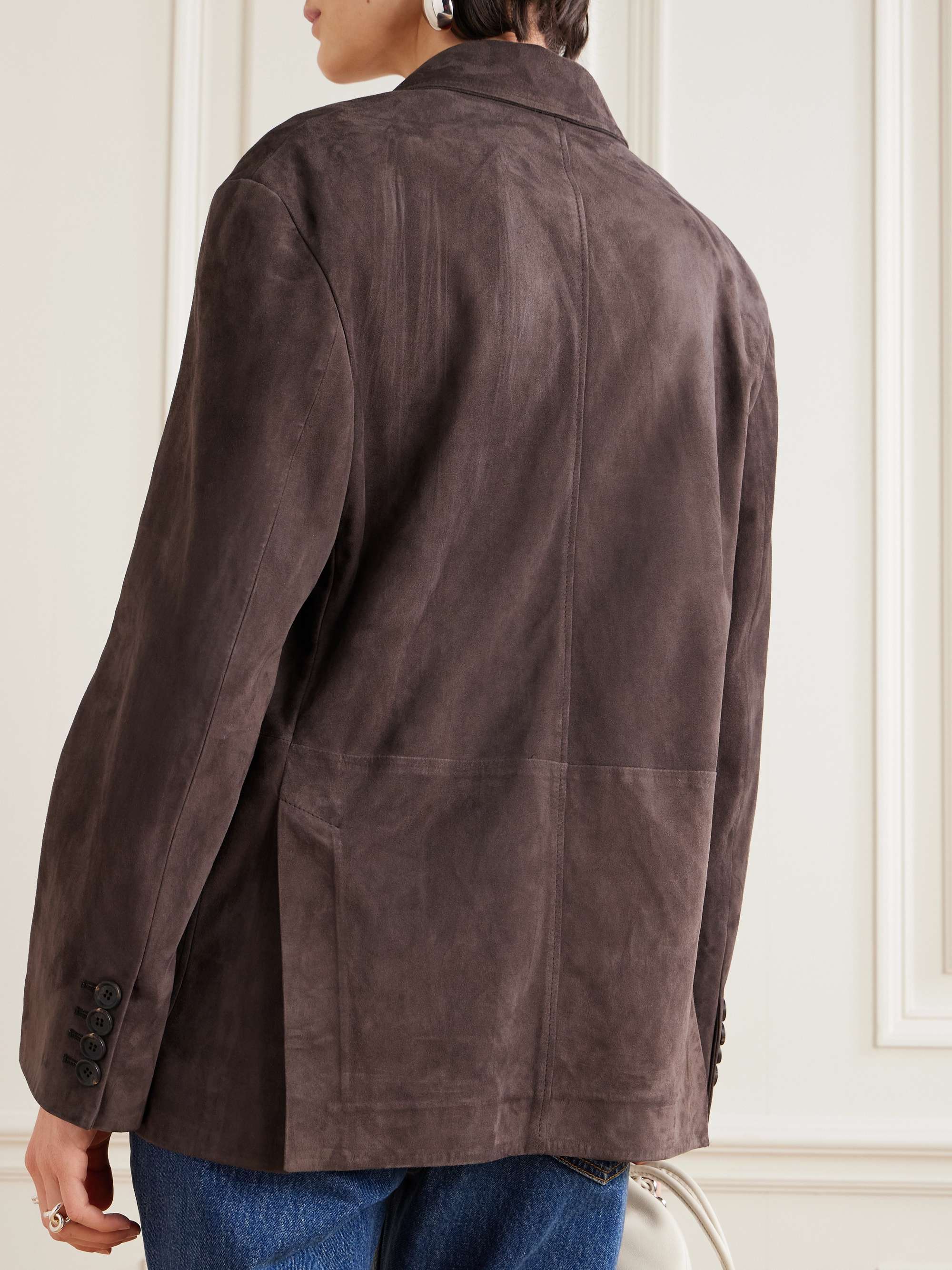 Suede blazer view