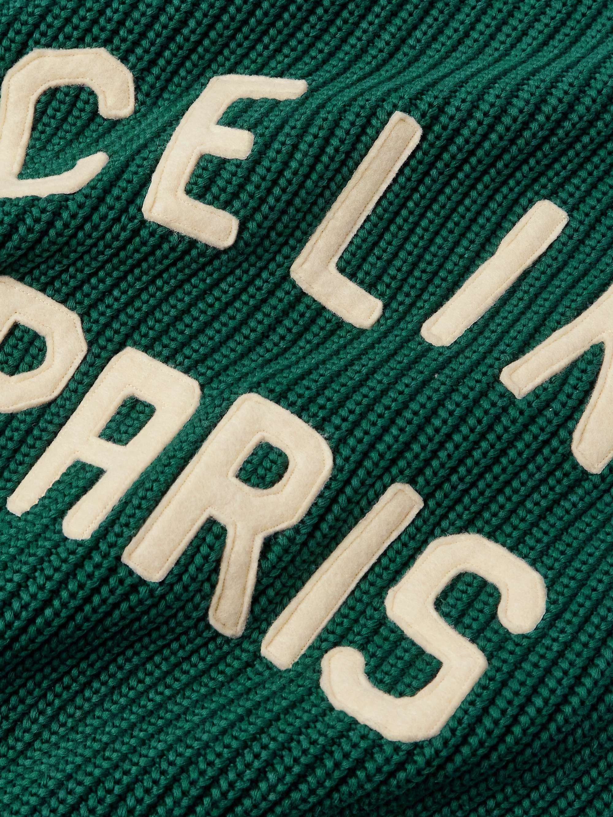Logo-Appliquéd Cotton Cardigan view