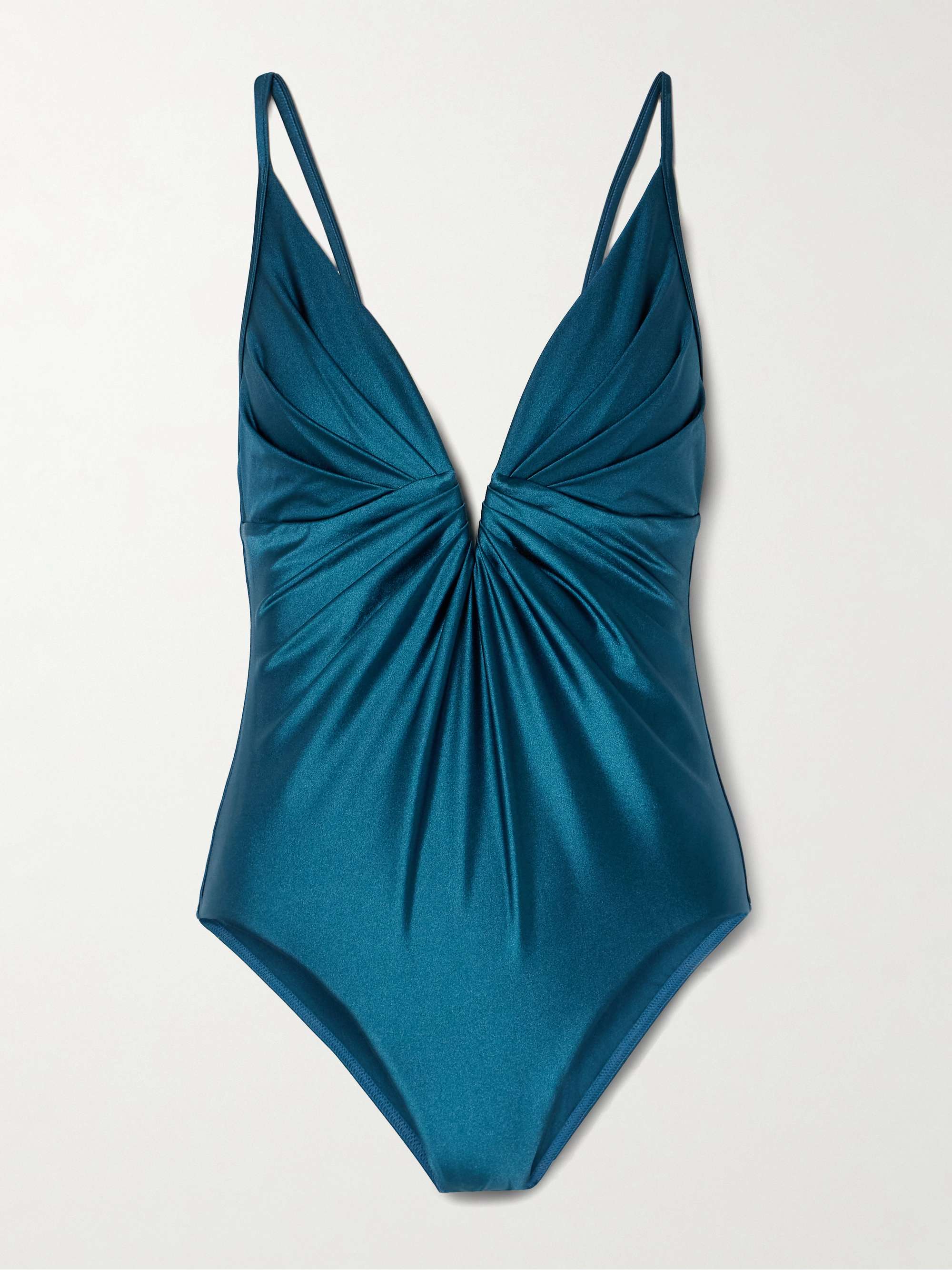 Acacia ruched swimsuit view