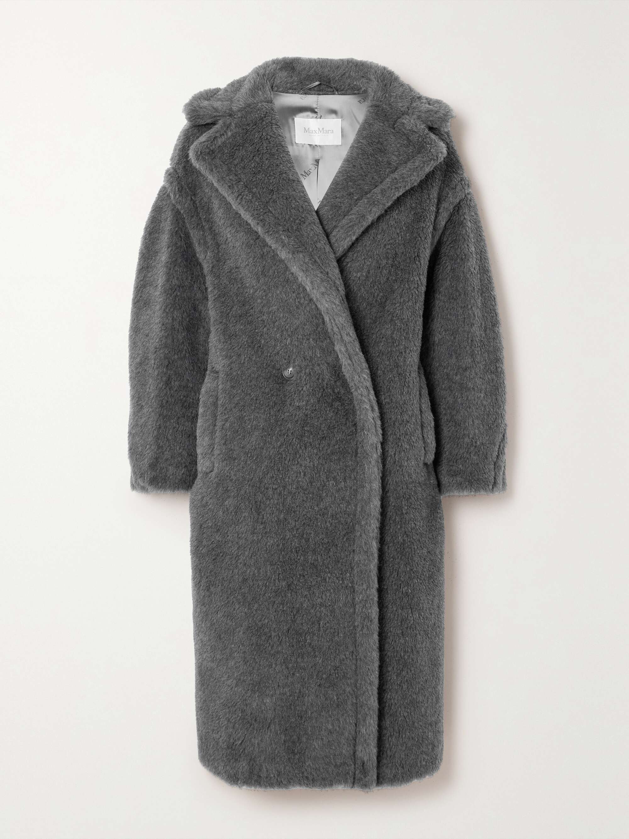 Teddy Bear Icon oversized wool, alpaca and silk-blend coat view