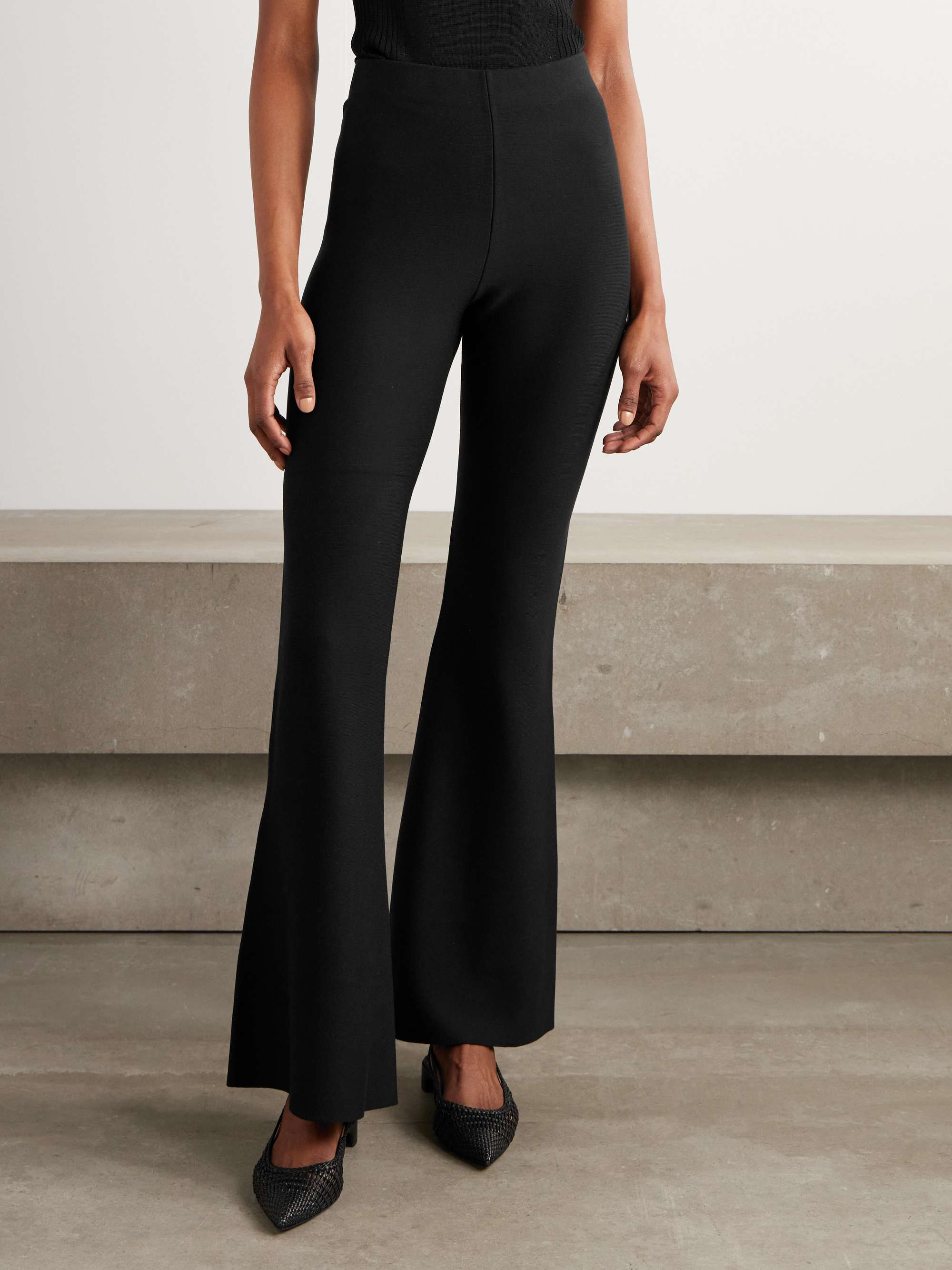 Ambrosia silk flared pants view