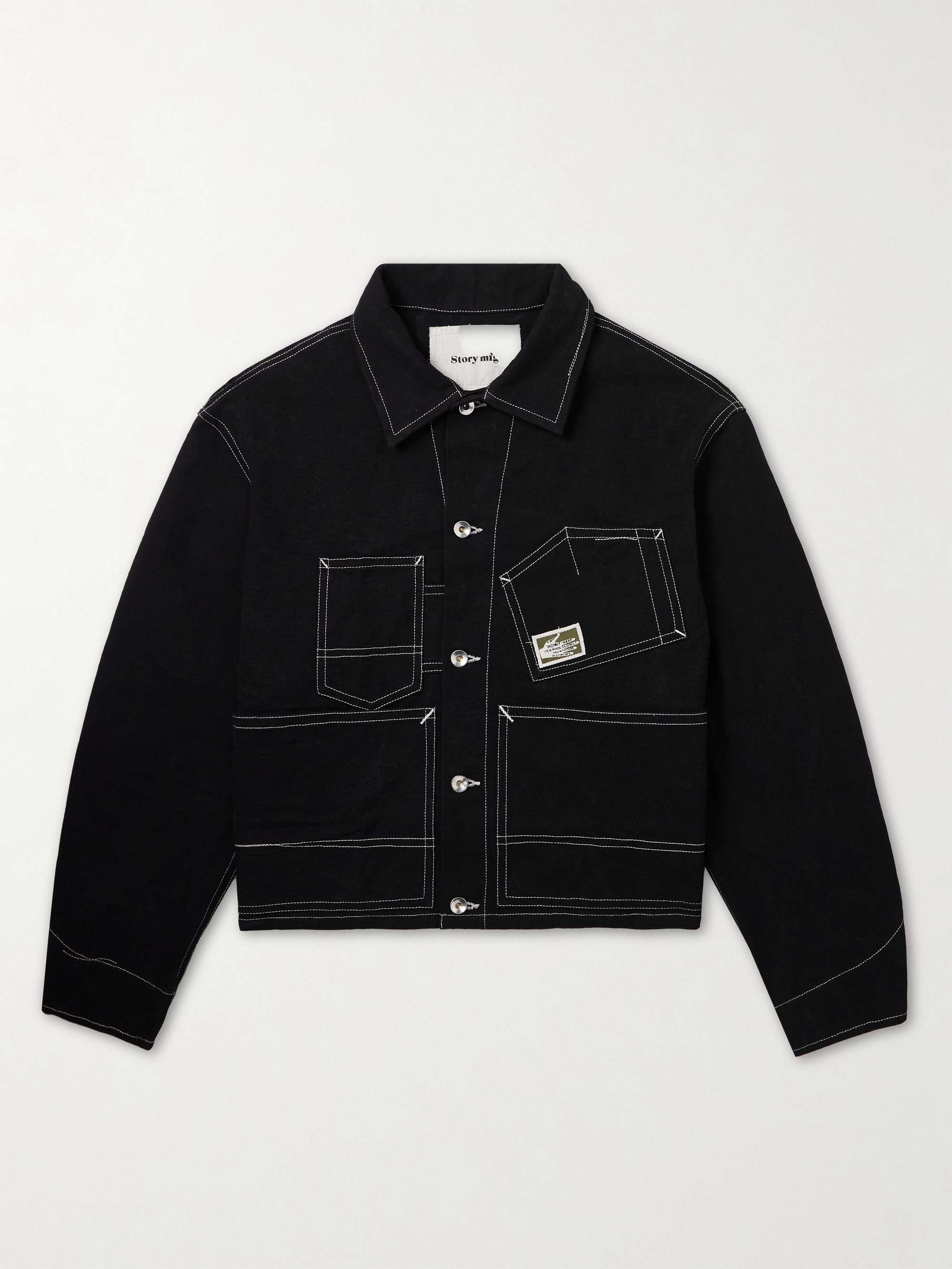 Wonky-Wear Station Organic Cotton-Canvas Jacket view