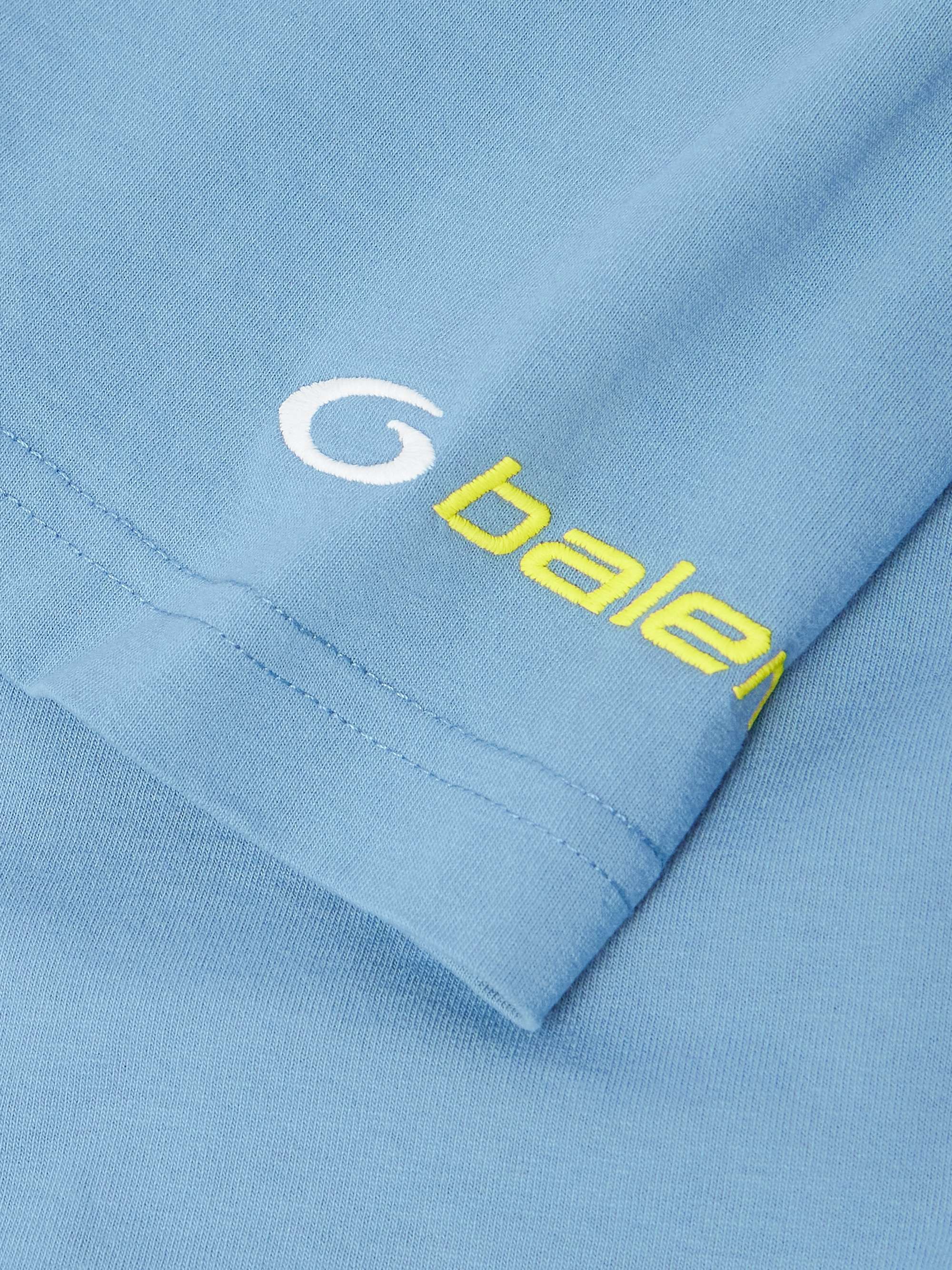 Oversized Logo-Embroidered Cotton-Jersey T-Shirt view