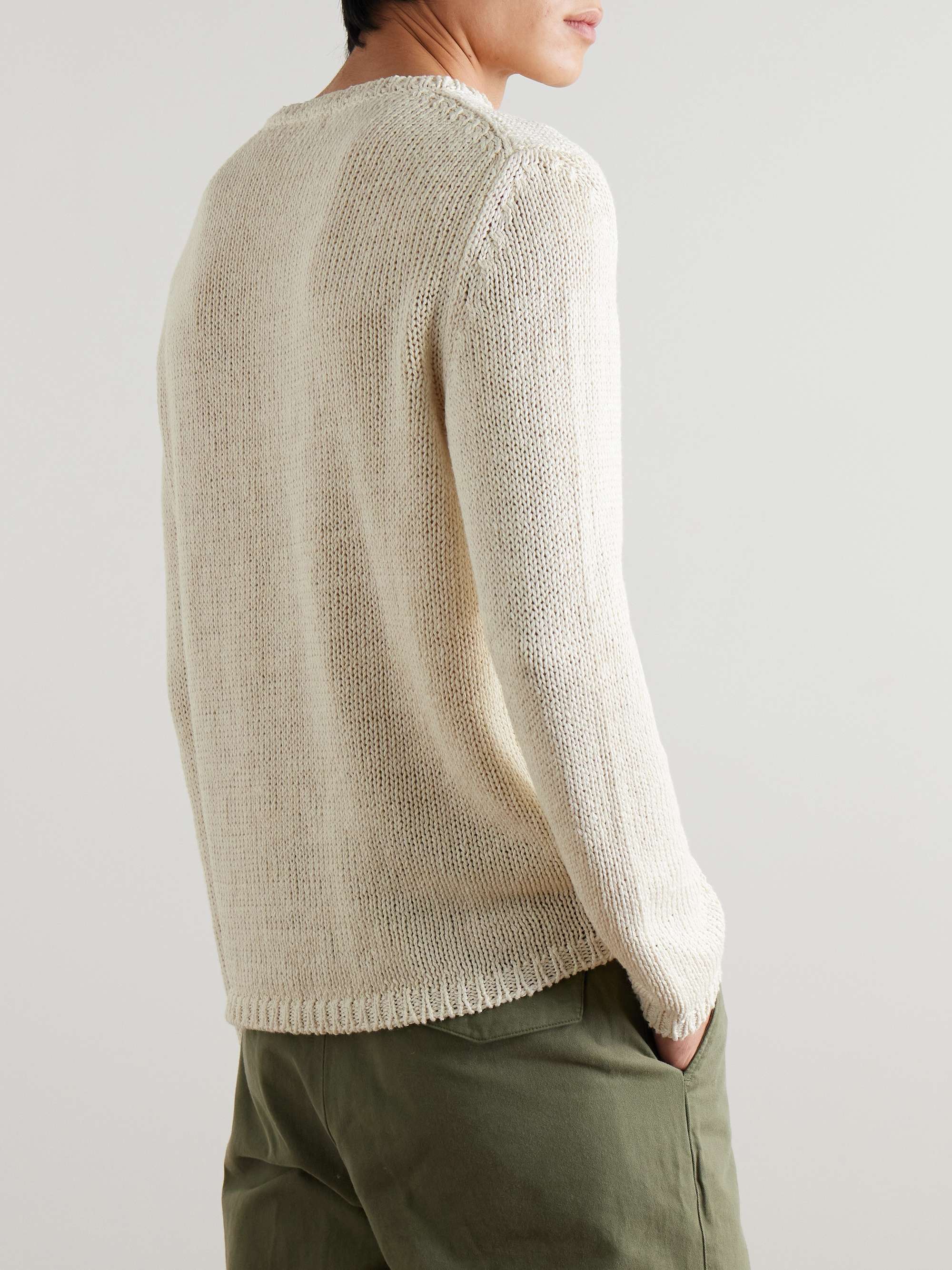 Nicolas Linen and Mulberry Silk-Blend Sweater view