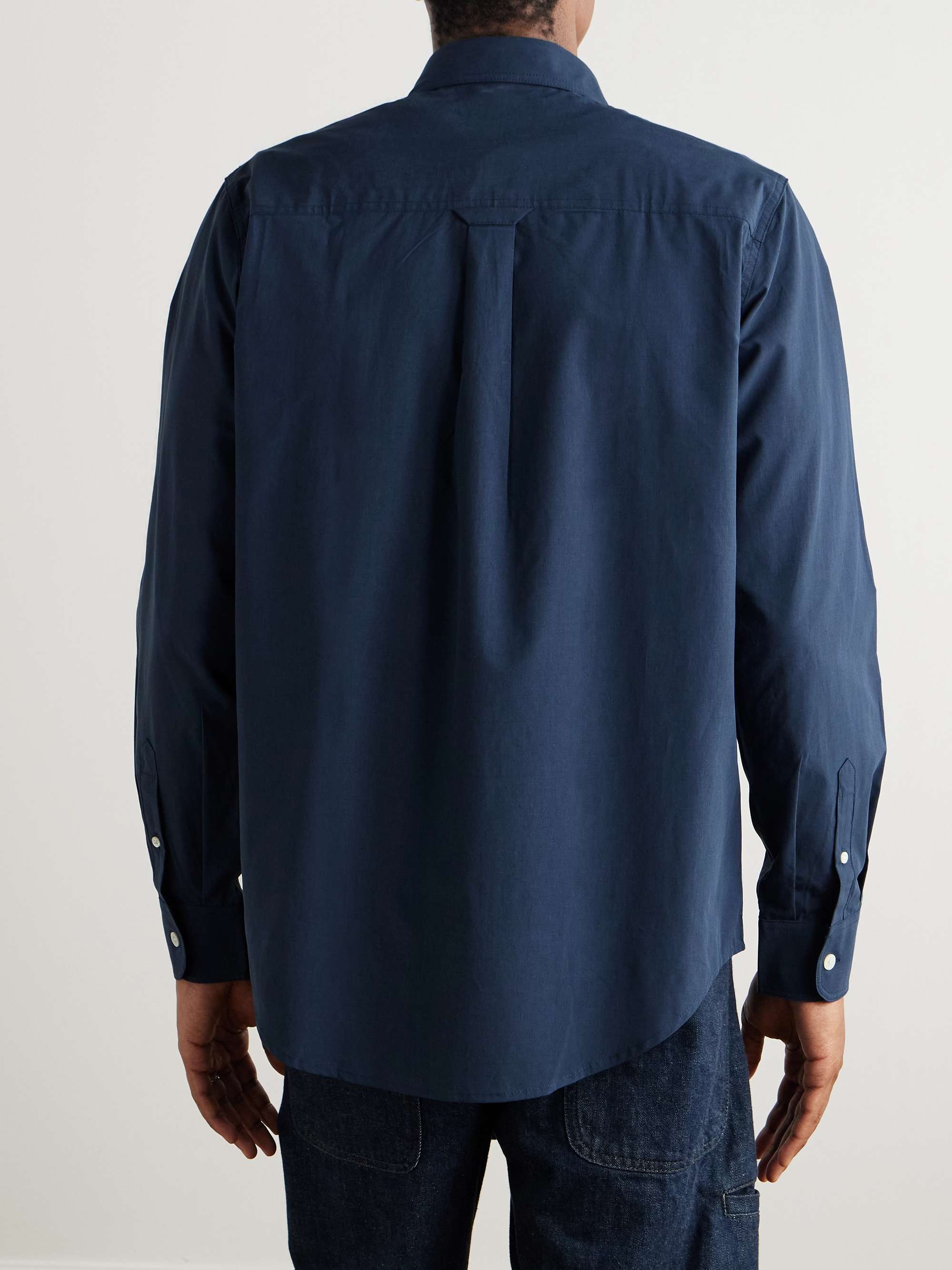 Colby 5329 Lyocell and Cotton-Blend Poplin Shirt view