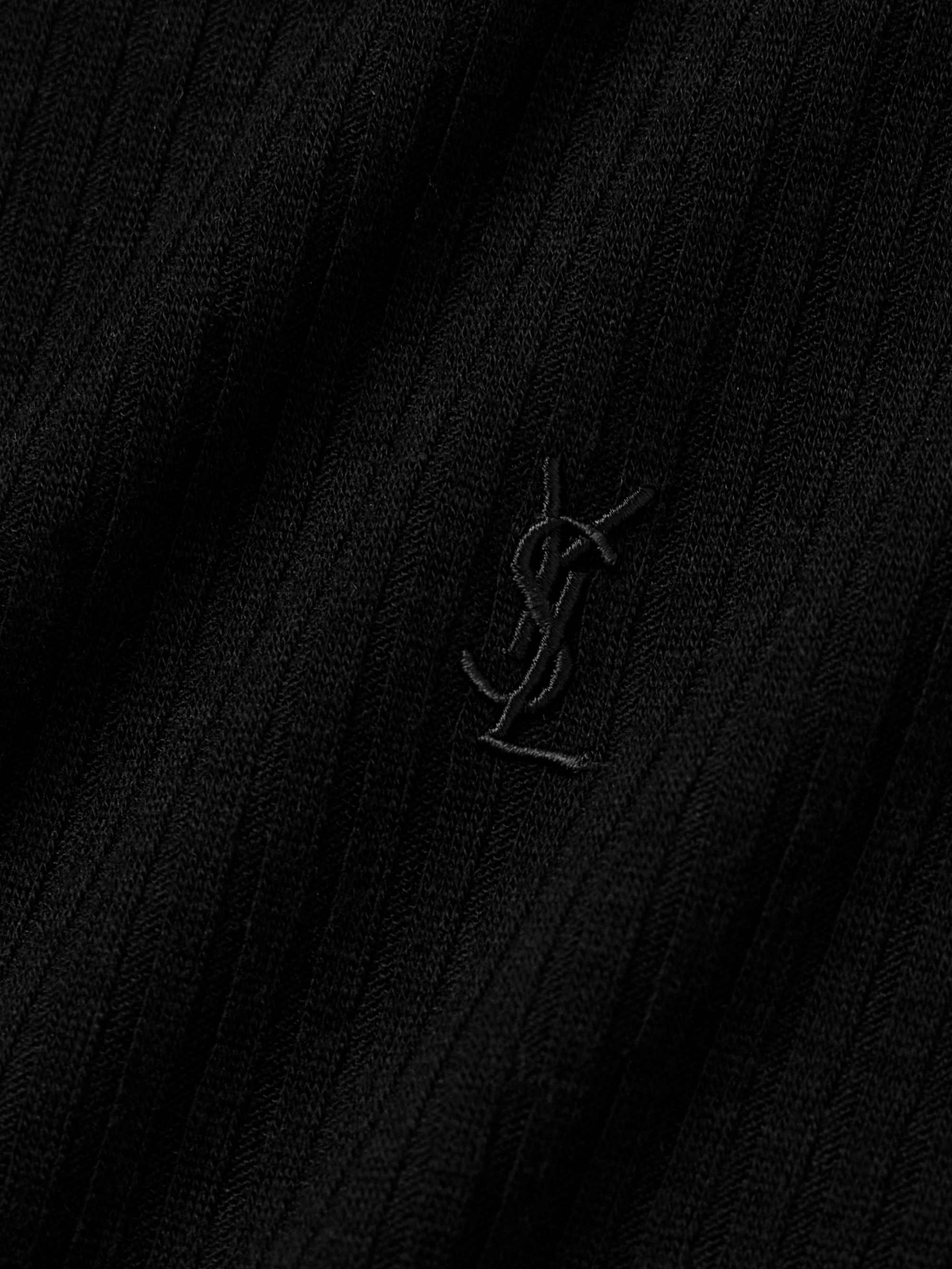 Cassandre Ribbed Logo-Embroidered Wool Tank Top view