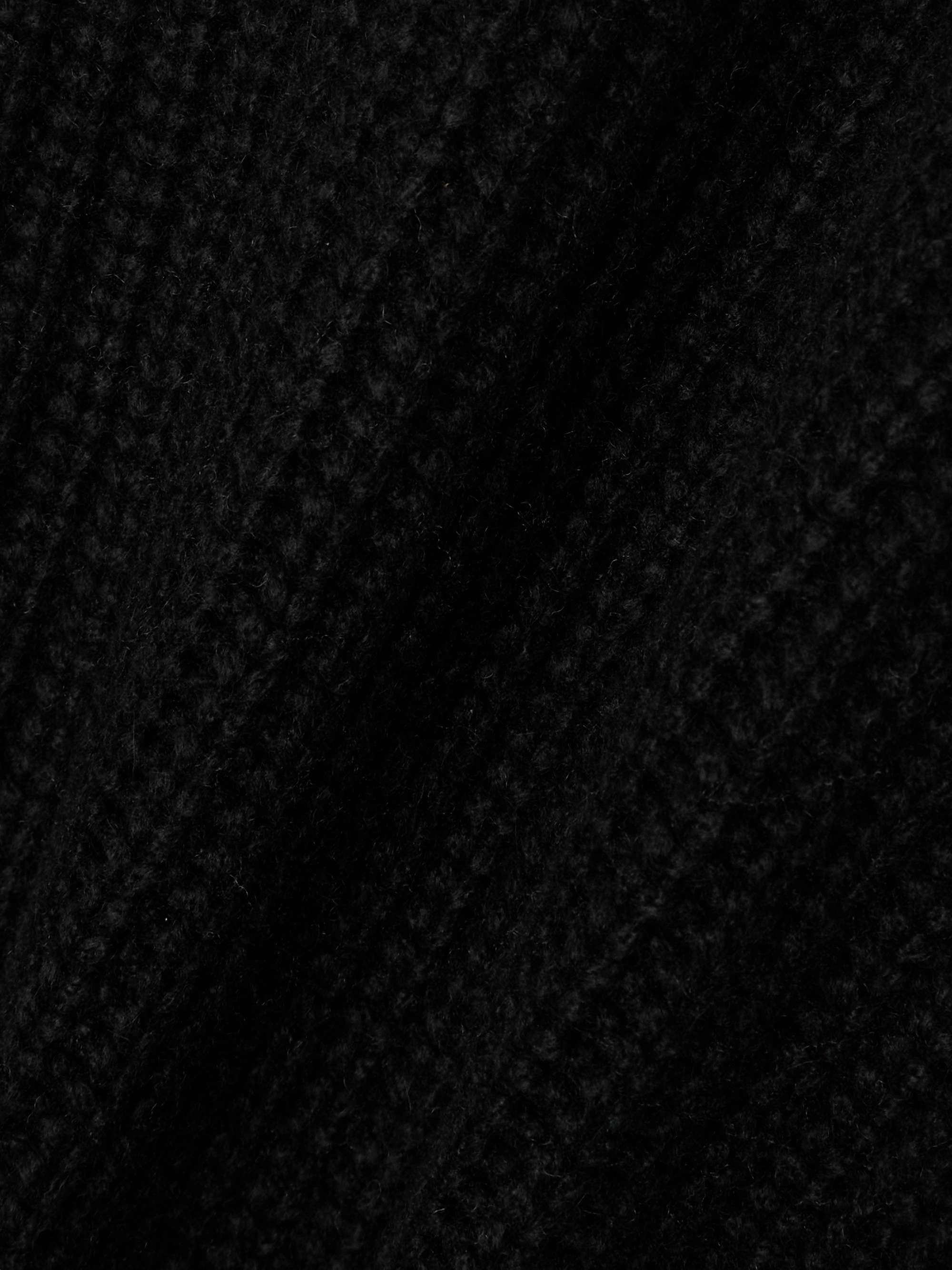Ribbed striped cashmere sweater view
