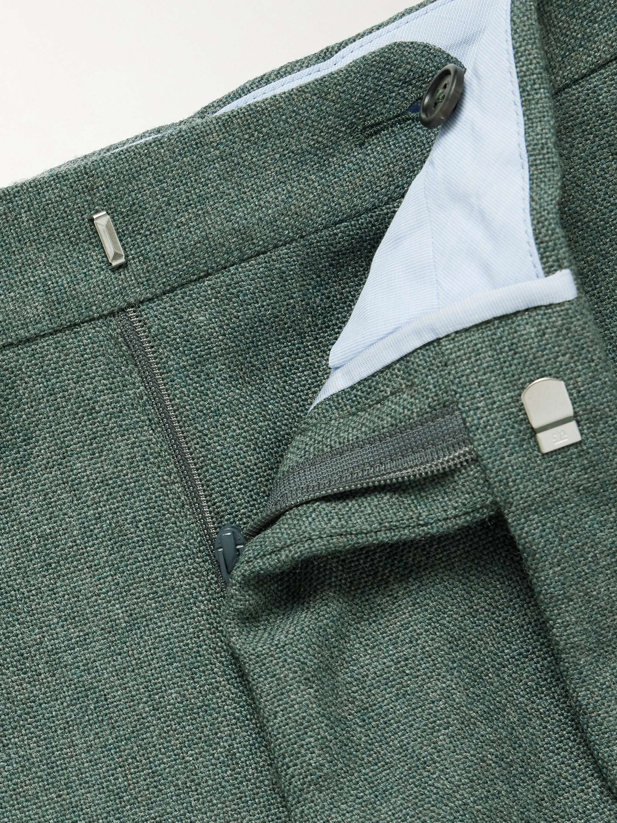 Slim-Fit Wool Suit Trousers view