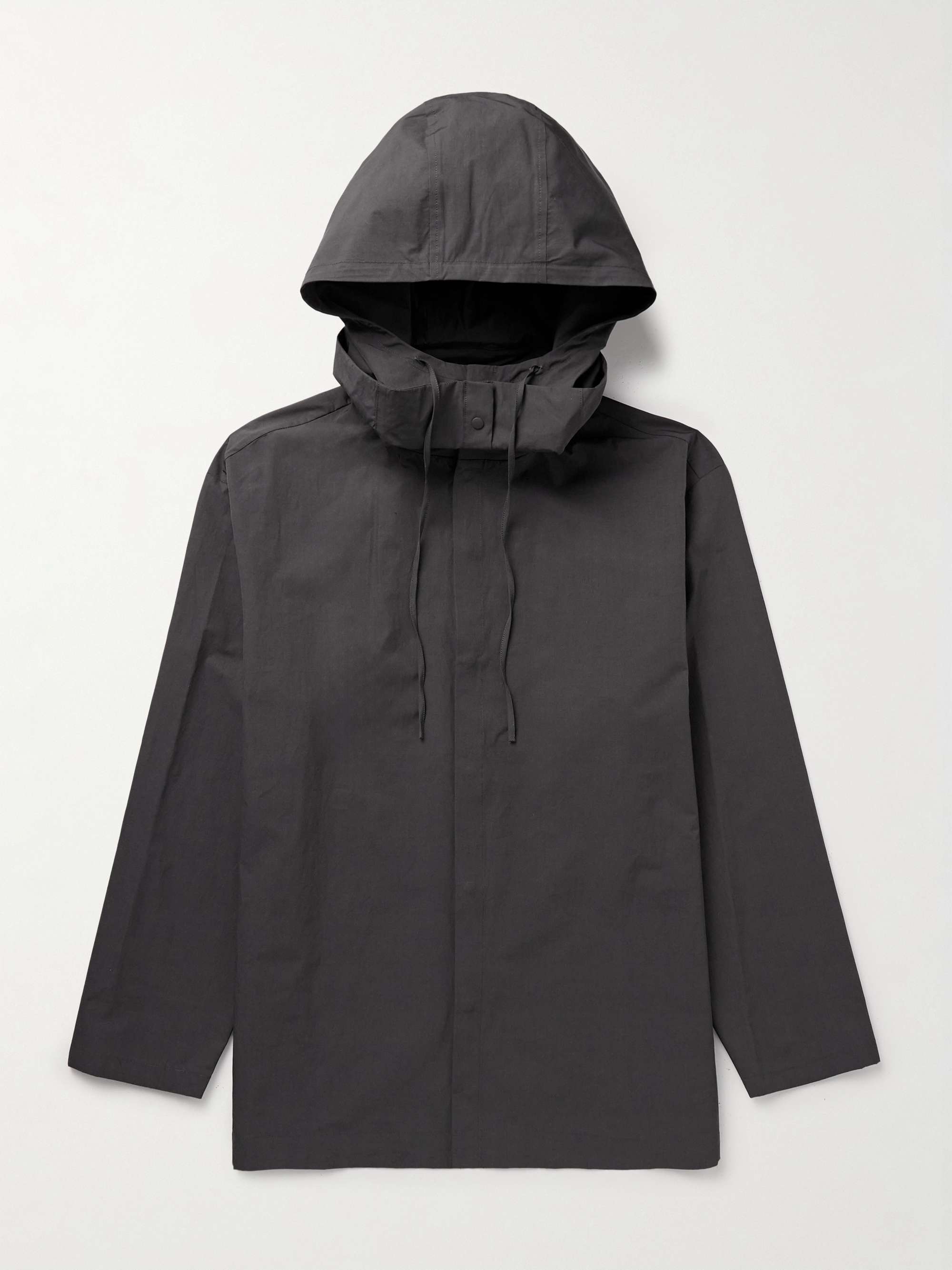 Hooded Poplin Jacket view