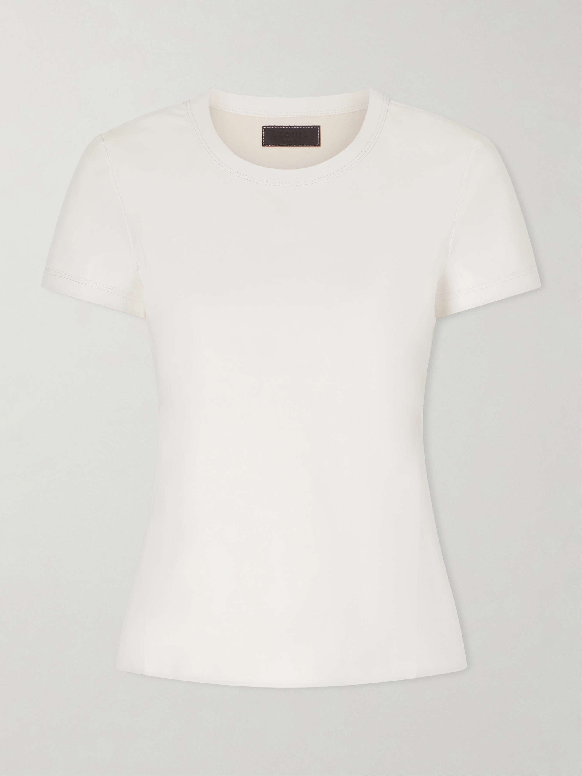 Leather T-shirt view