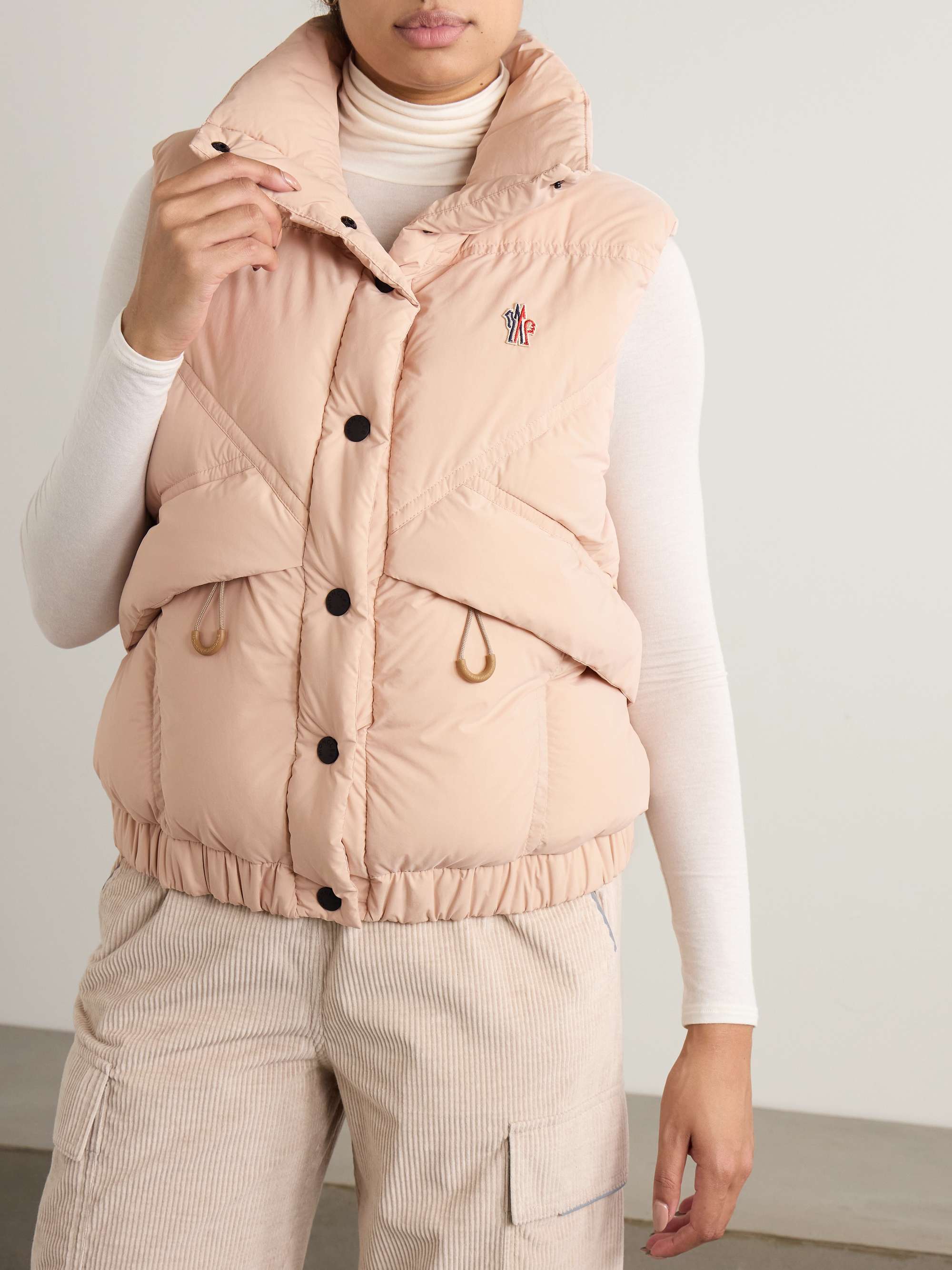 Marolies quilted shell down vest view