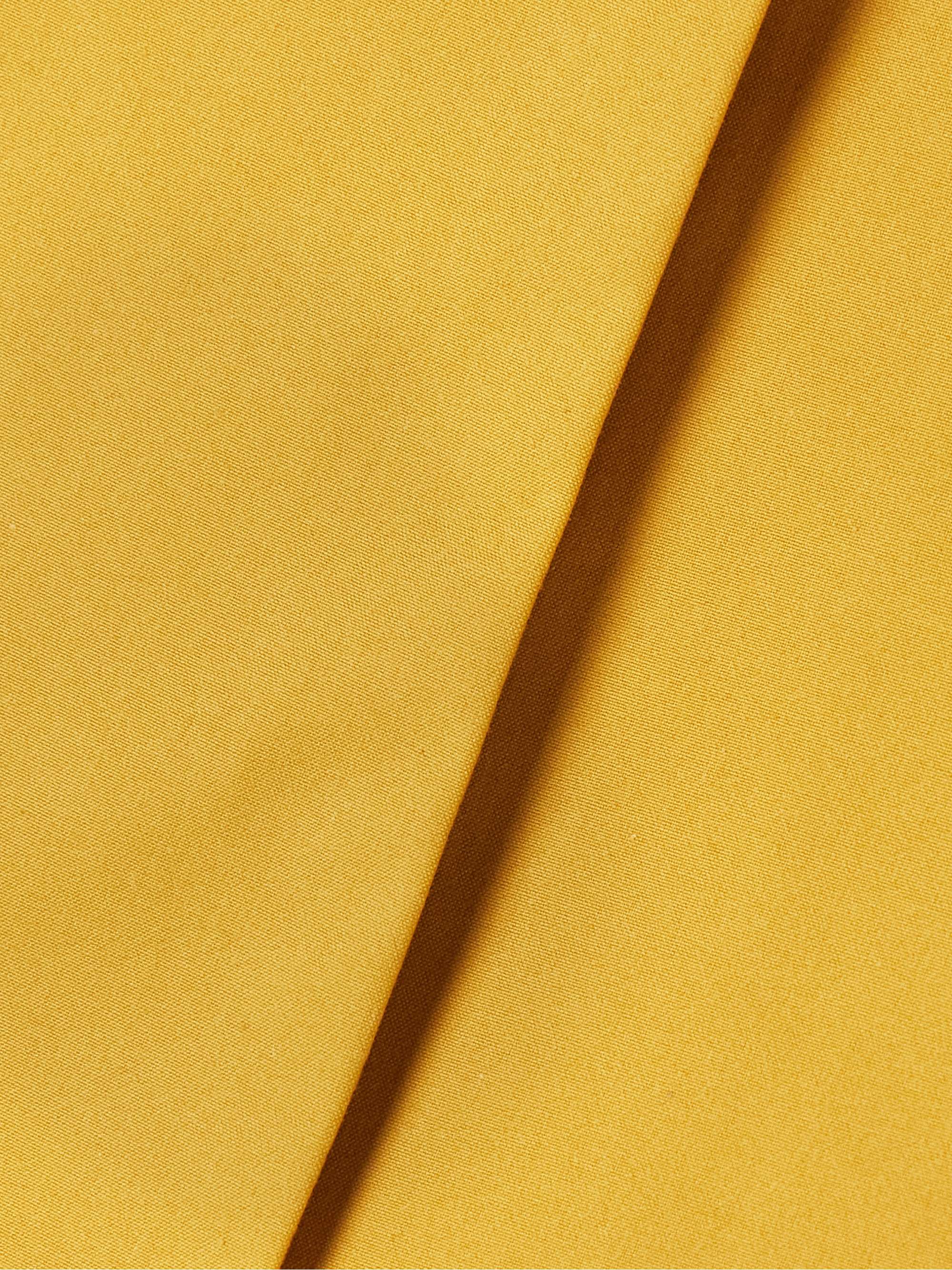 Pleated cotton-poplin mini wrap skirt view
