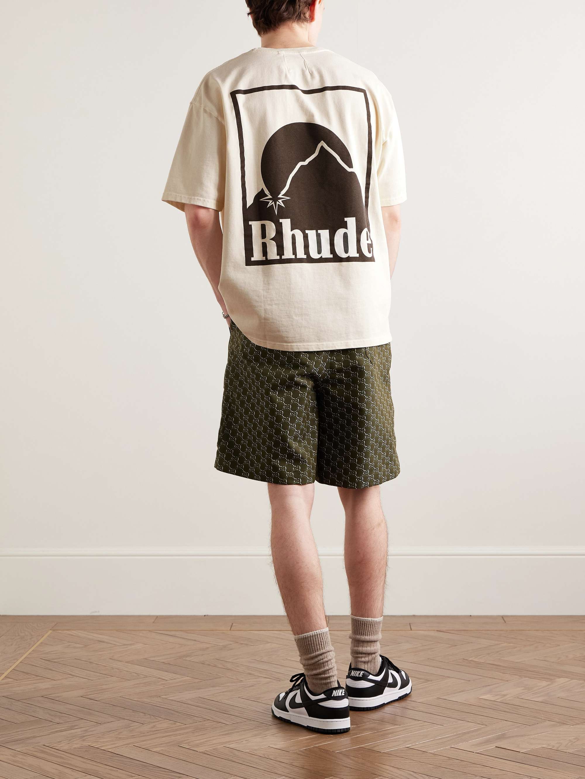 Moonlight Badge Logo-Print Cotton-Jersey T-Shirt view