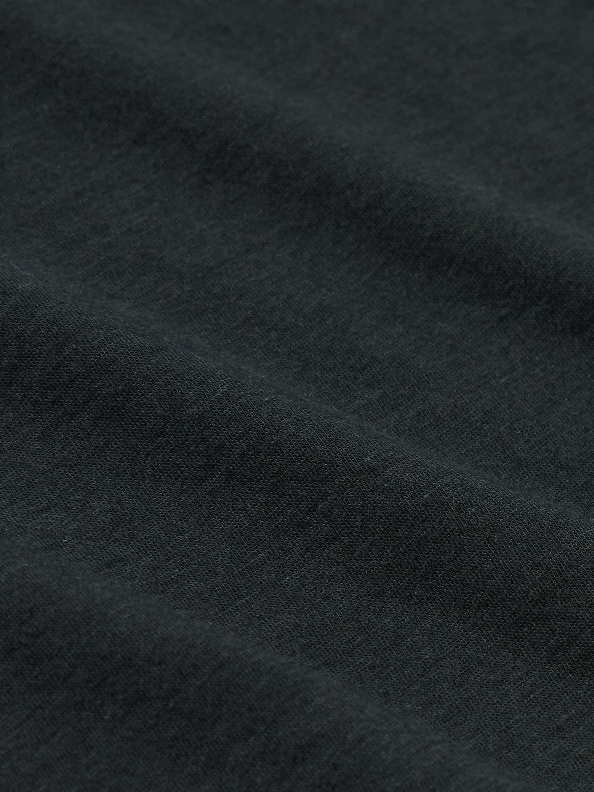 Luxe Lotus Cotton-Jersey Polo Shirt view