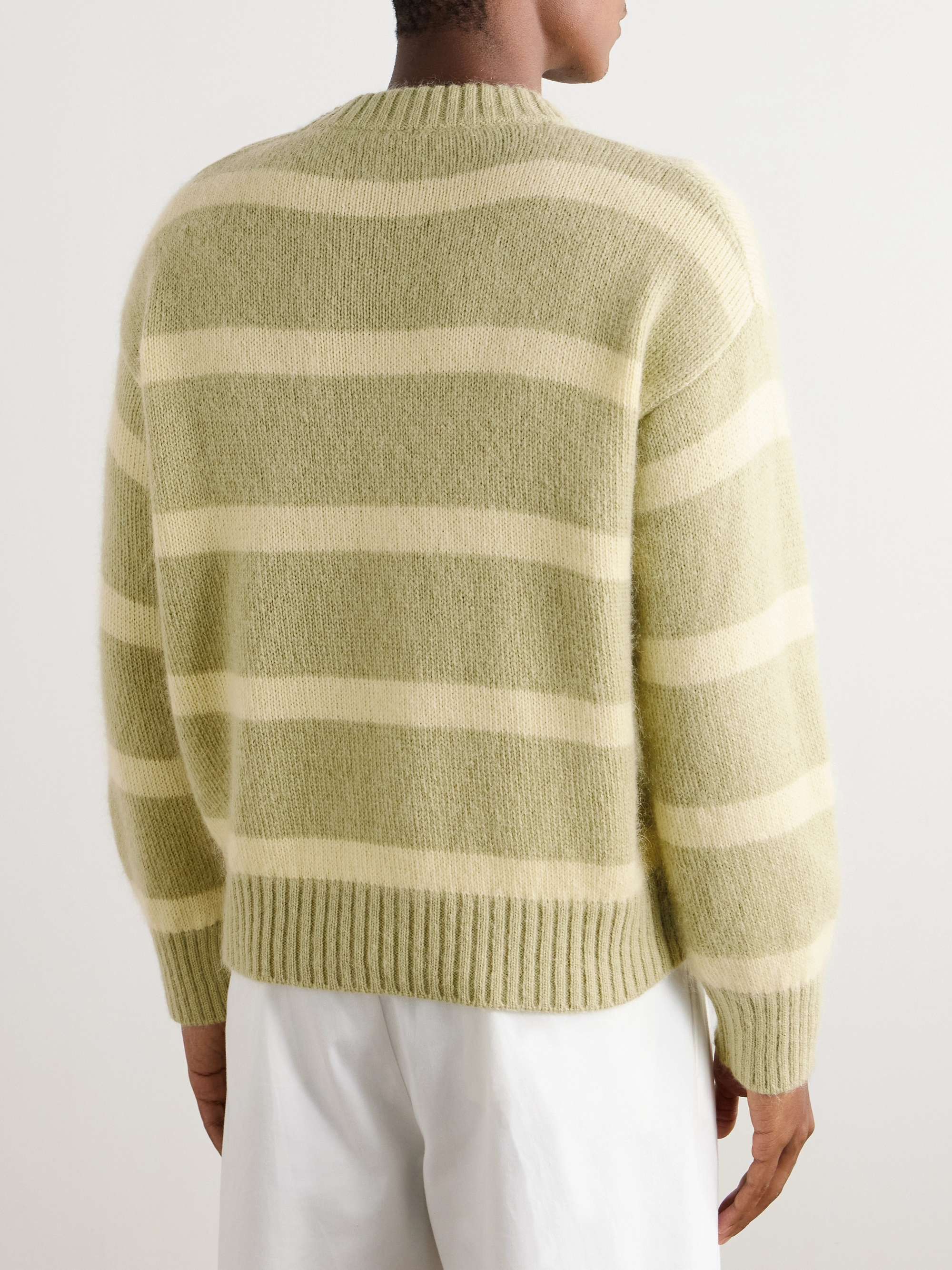 Striped Wool-Blend Sweater view