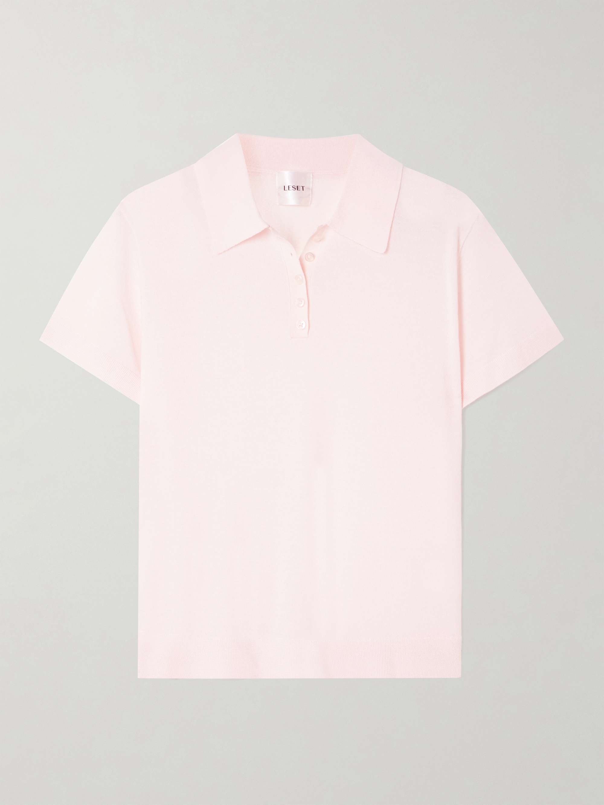 James merino wool polo shirt view