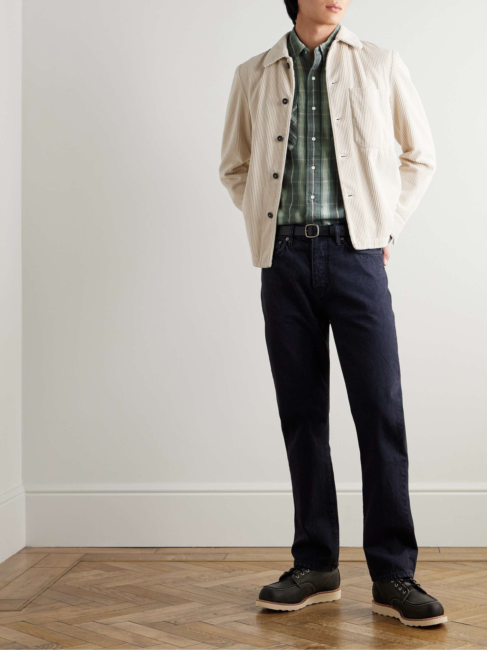 Allen Checked Cotton-Flannel Western Shirt view
