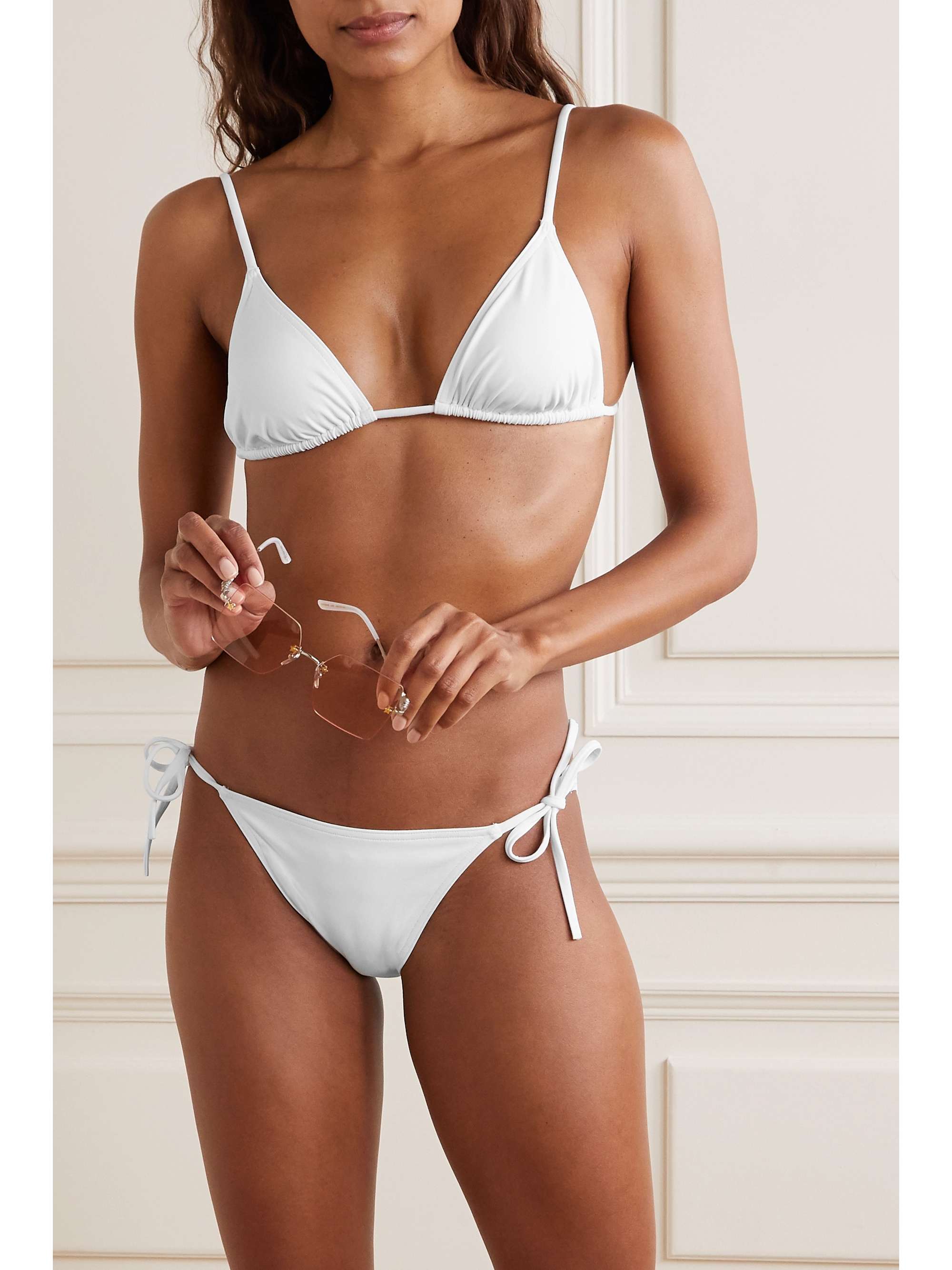 Les Essentiels Mouna bikini top view