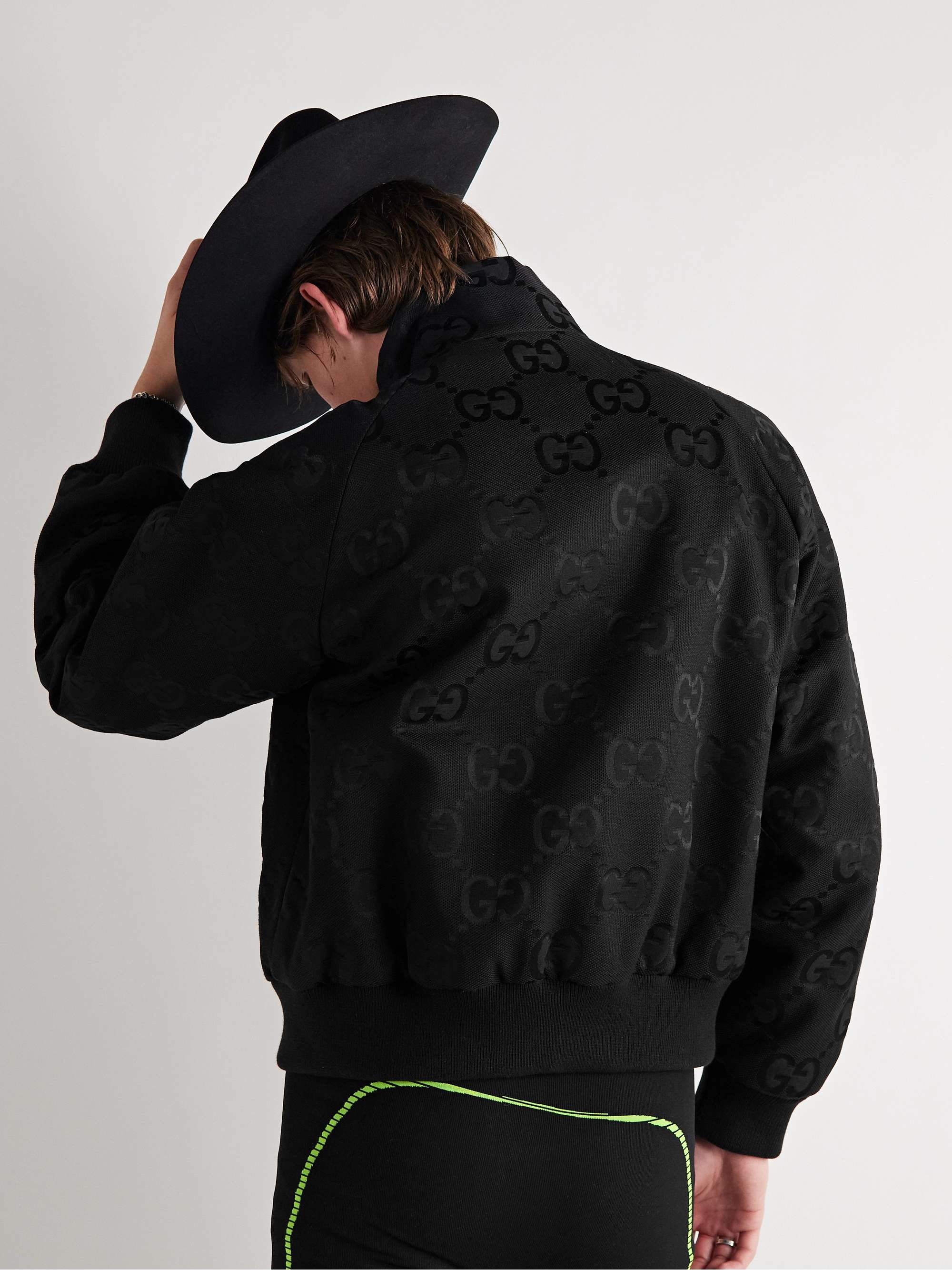 Logo-Jacquard Padded Cotton-Blend Canvas Jacket view