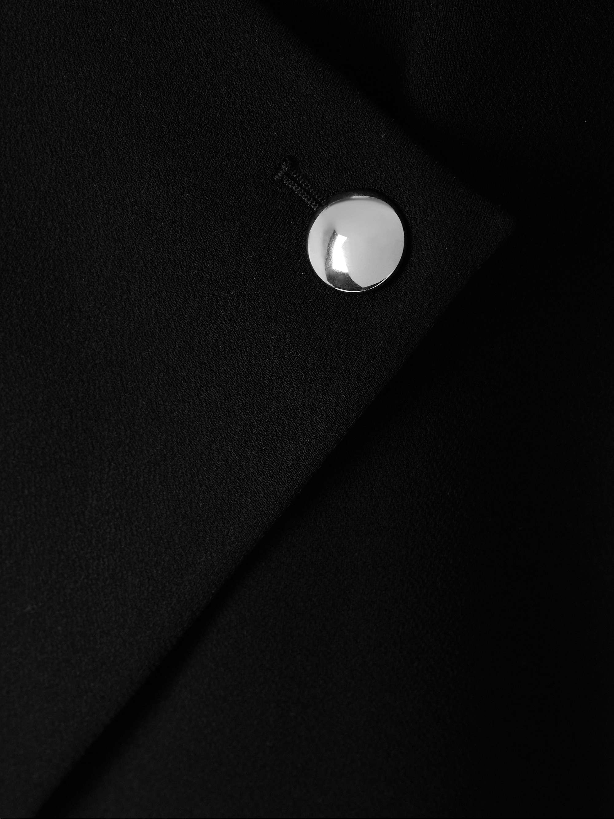 Crispin draped crepe midi dress view