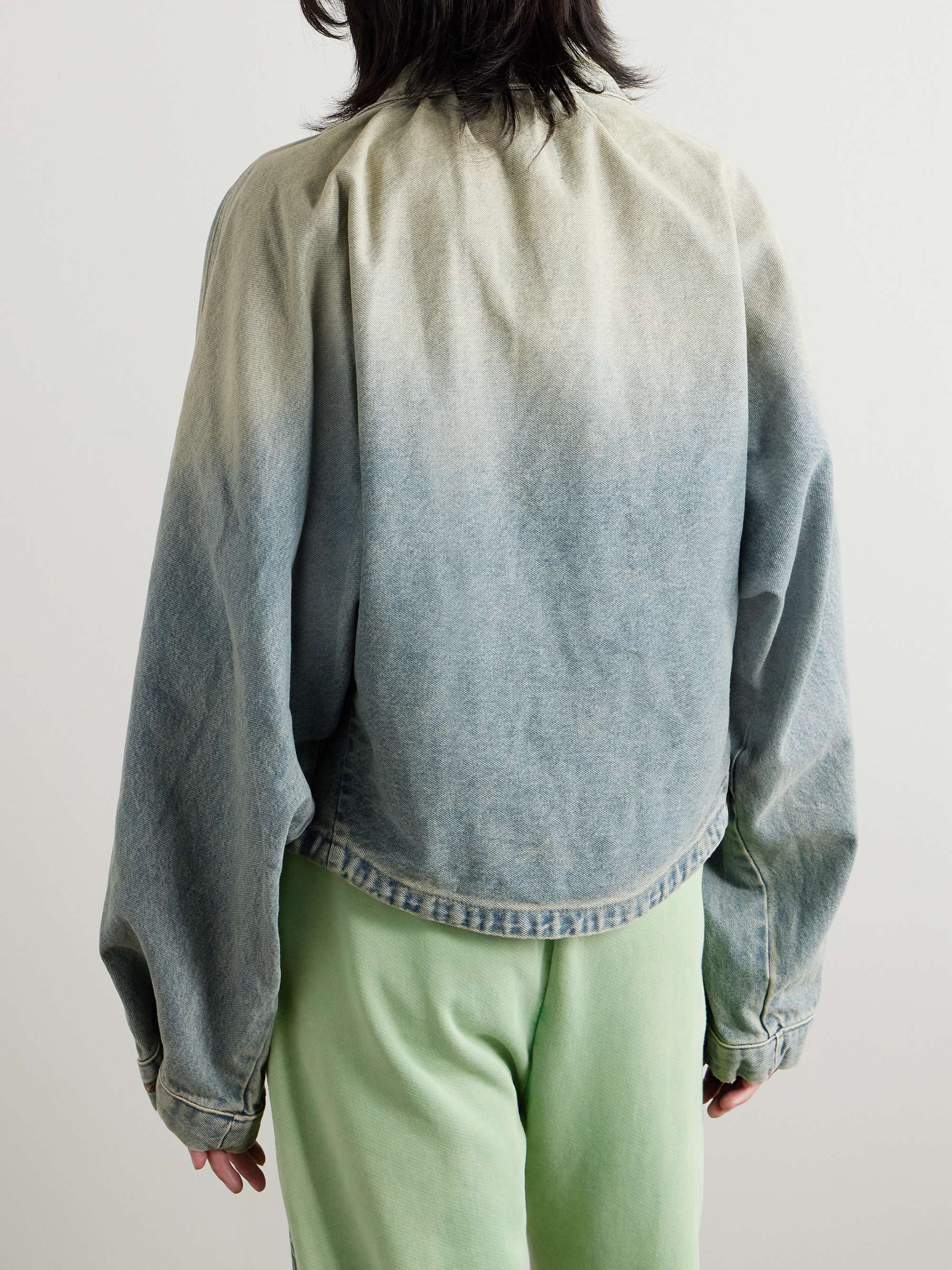 Fathers Garden Logo-Appliquéd Denim Jacket view