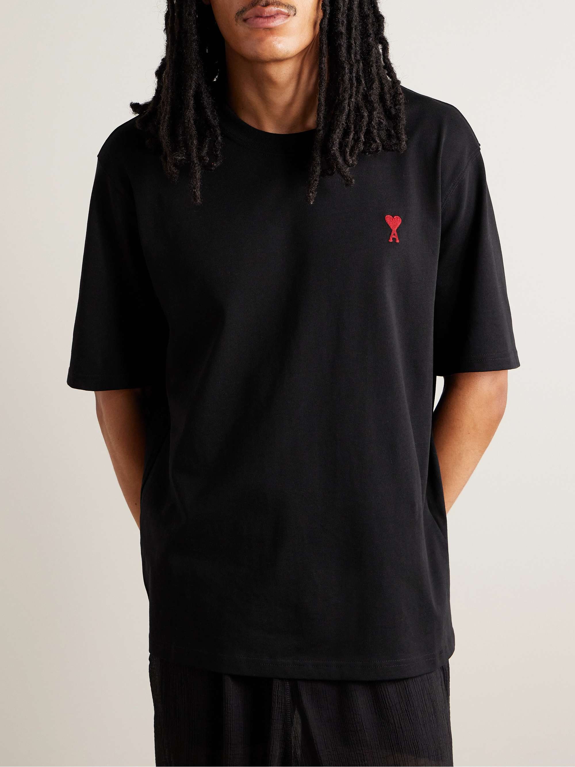 Logo-Embroidered Organic Cotton-Jersey T-Shirt view