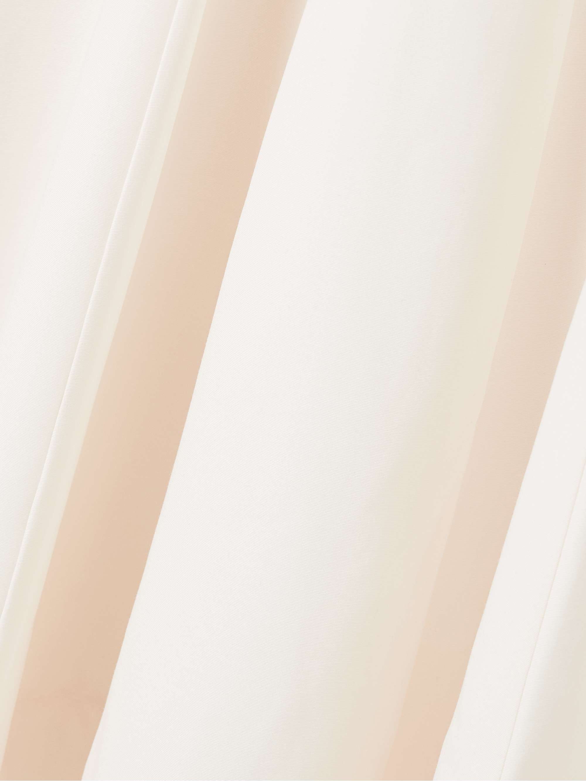 Marieta paneled cotton-blend faille midi dress view