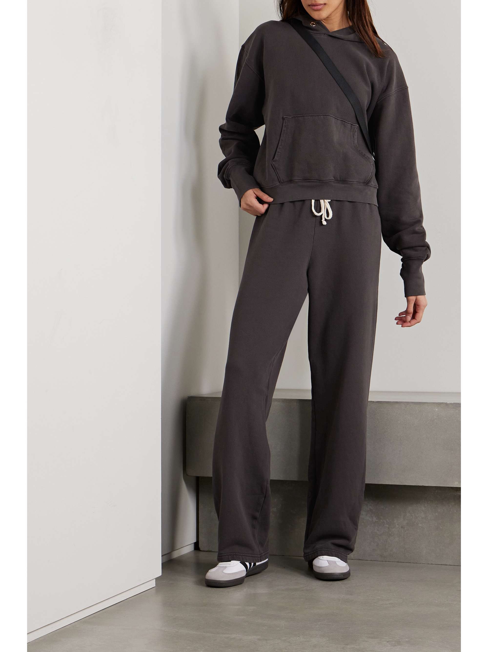 Eazy cotton-jersey track pants view