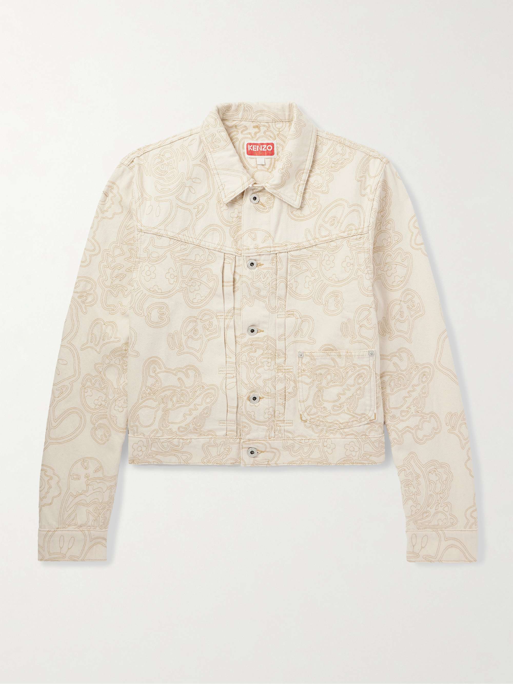 + Verdy Embroidered Denim Trucker Jacket view