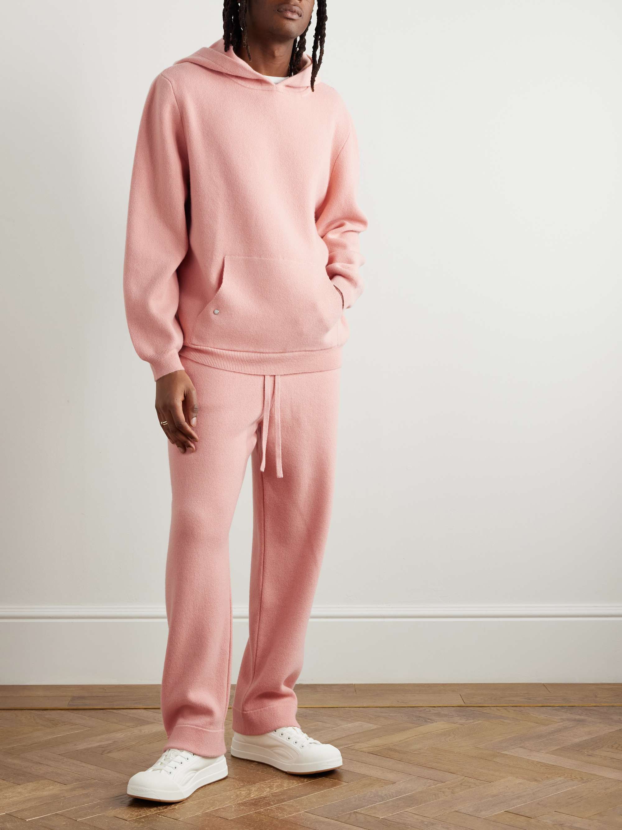 Wanderer Tapered Embellished Cashmere Trousers view