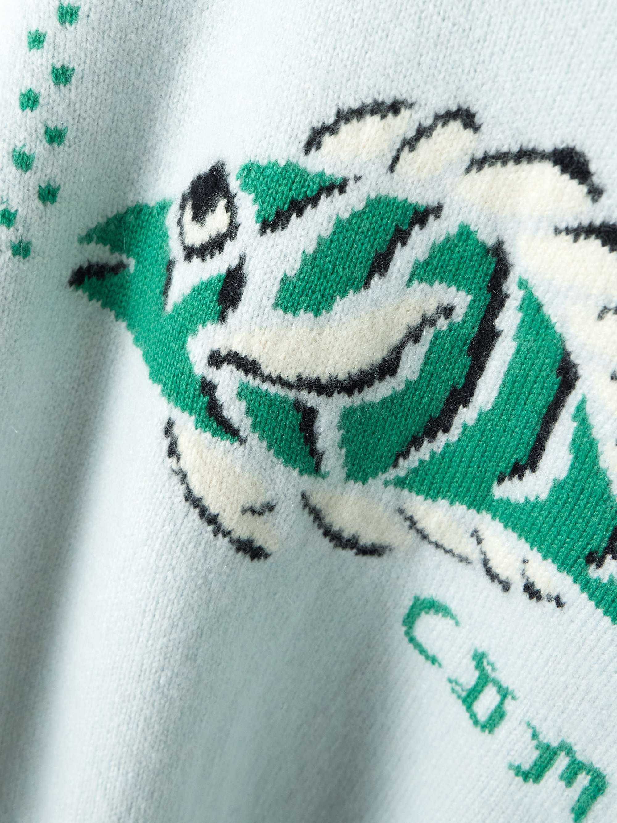Intarsia-knit cashmere sweater view