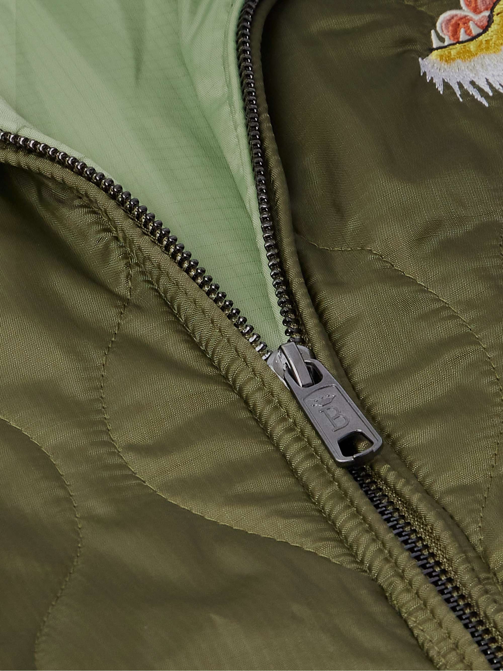 + Neighborhood G4 Embroidered Quilted Shell Jacket view
