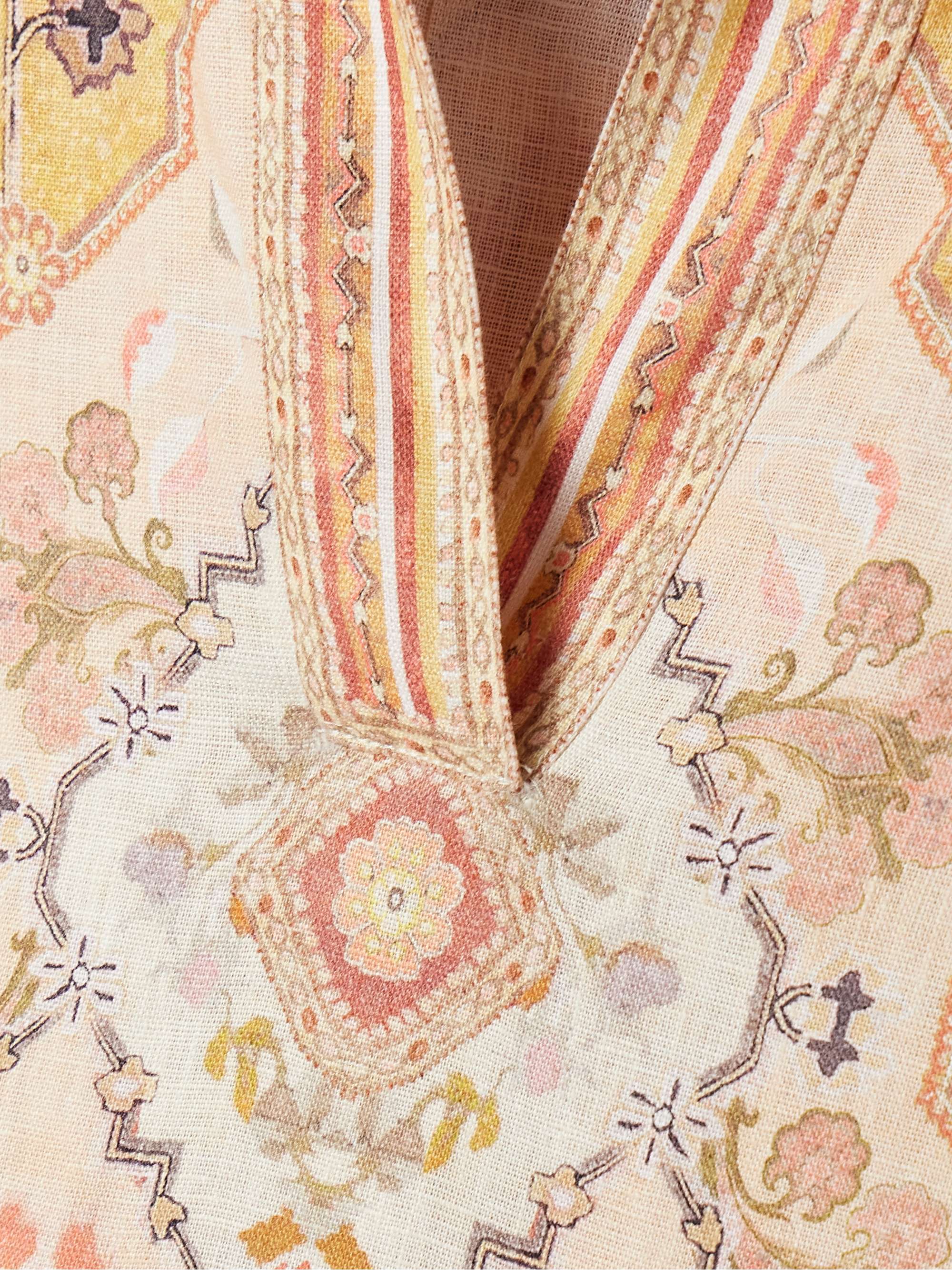 Wylie printed linen tunic view
