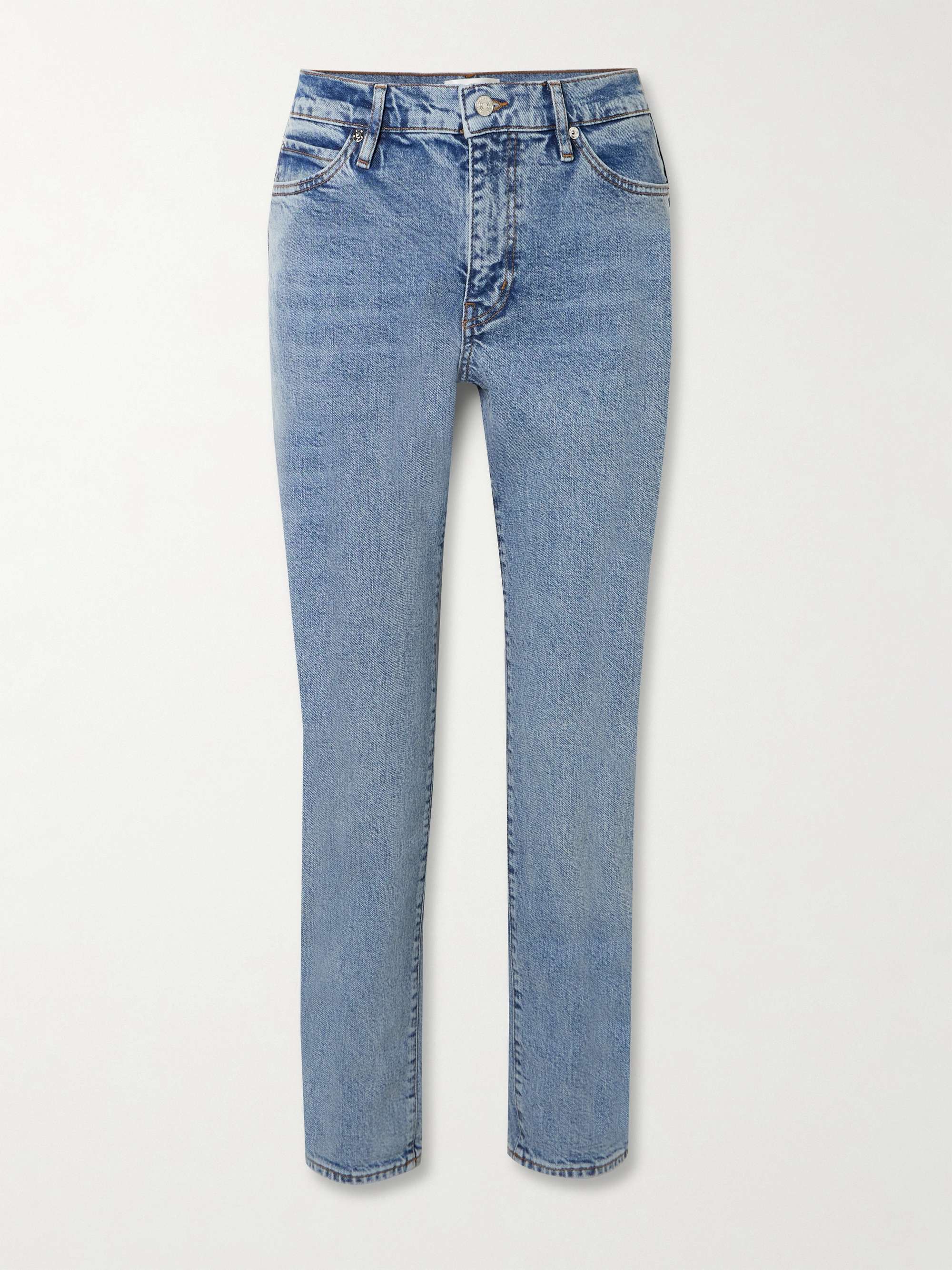 The Borrowed high-rise slim-leg jeans view