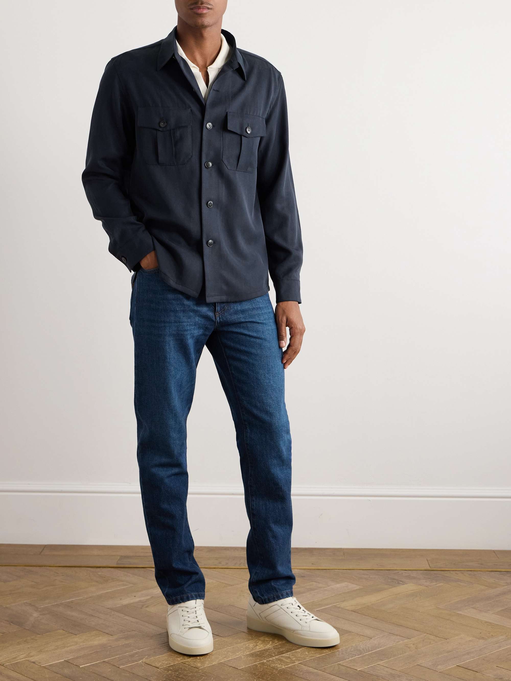 Lyocell-Twill Overshirt view