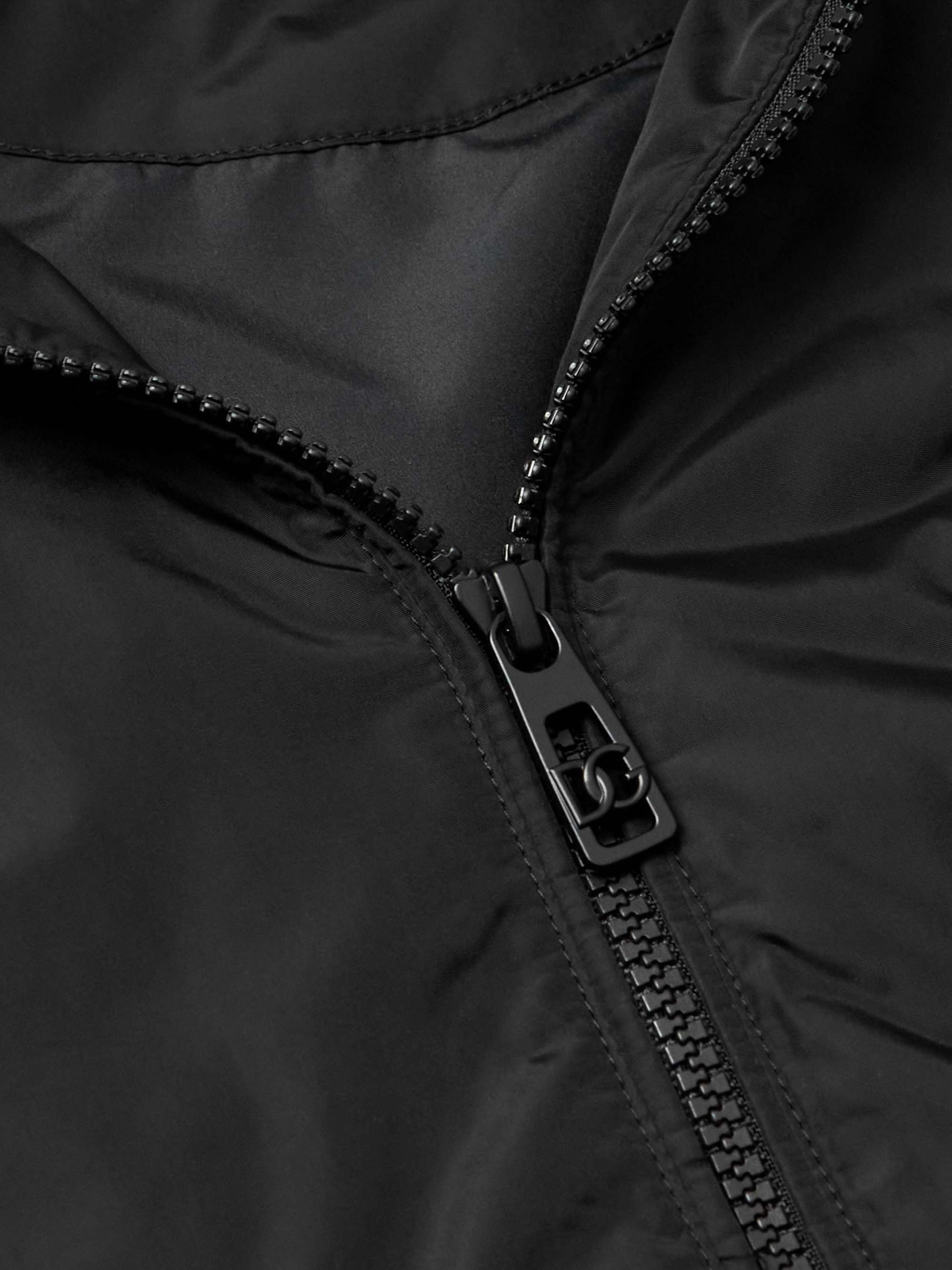Logo-Appliquéd Shell Bomber Jacket view