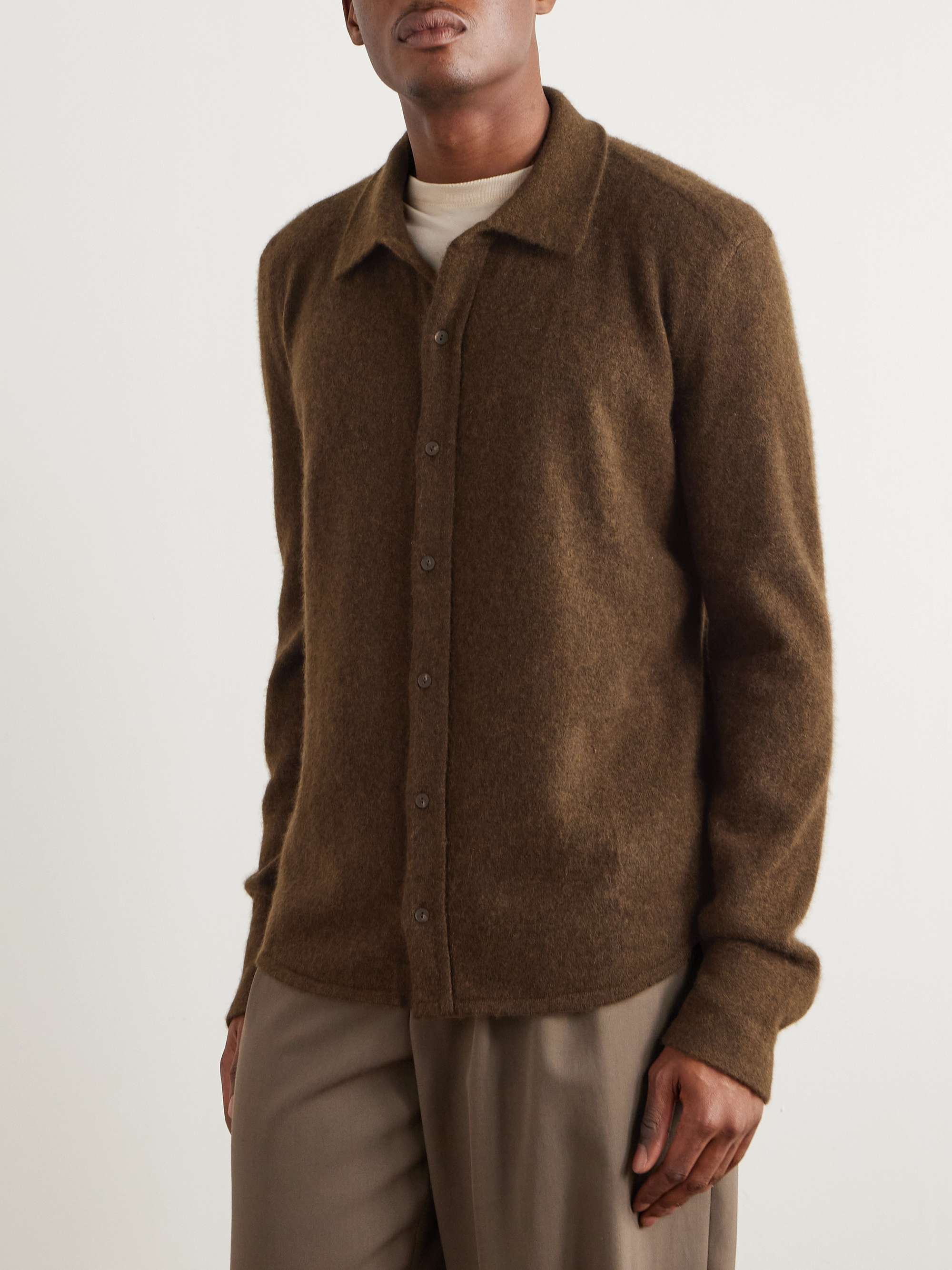 Lautaro Virgin Wool and Cashmere-Blend Cardigan view